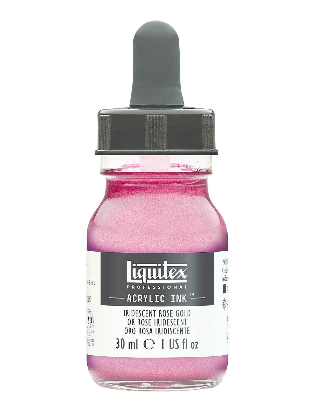 Professional Acrylic Inks iridescent rose gold 227 30 ml