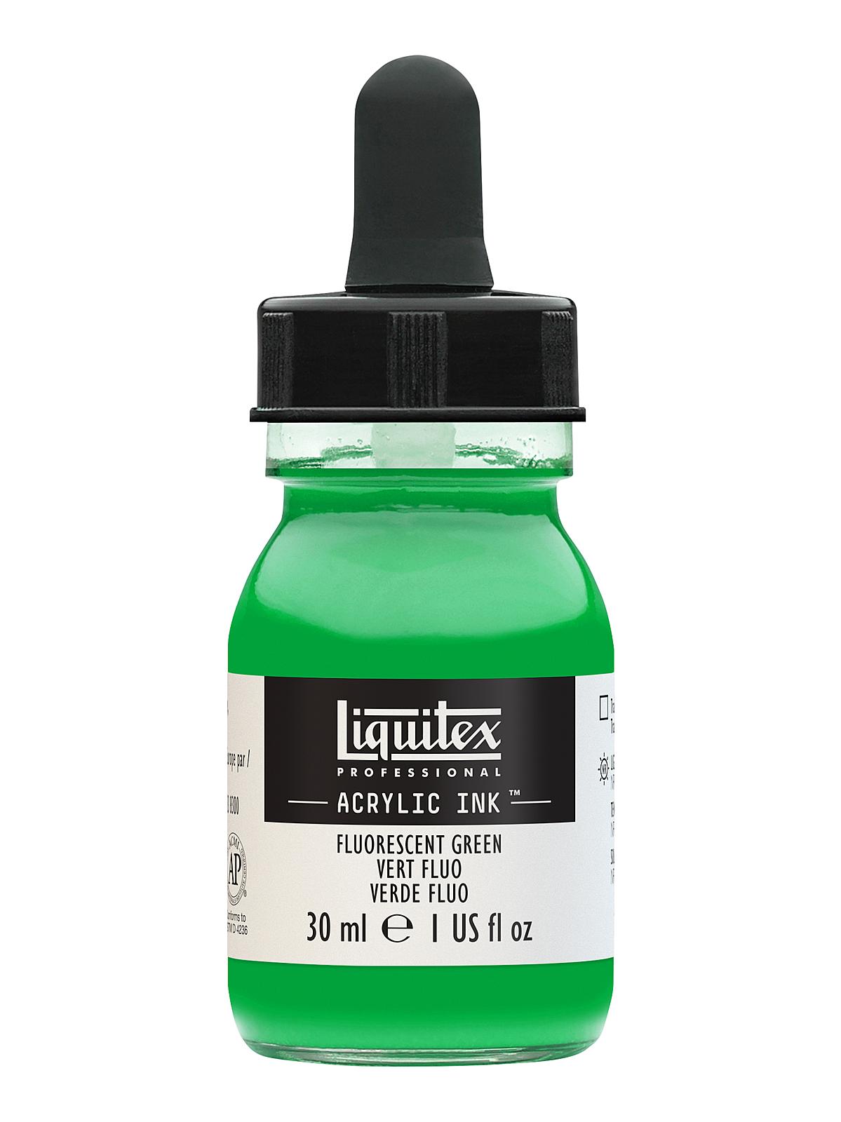 Professional Acrylic Inks fluorescent green 985 30 ml