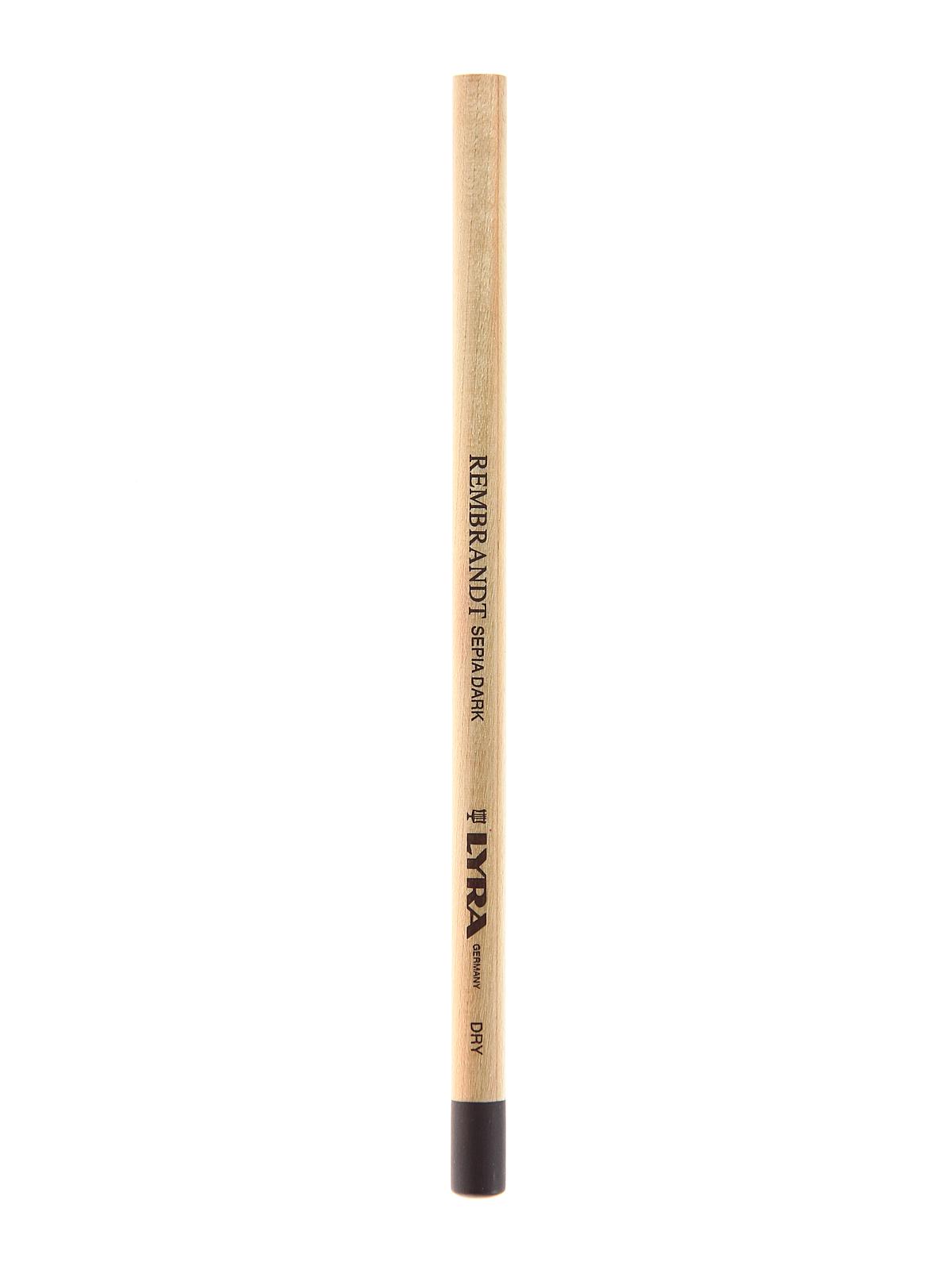 Rembrandt Monochrome Sketching Pencils dry sepia dark