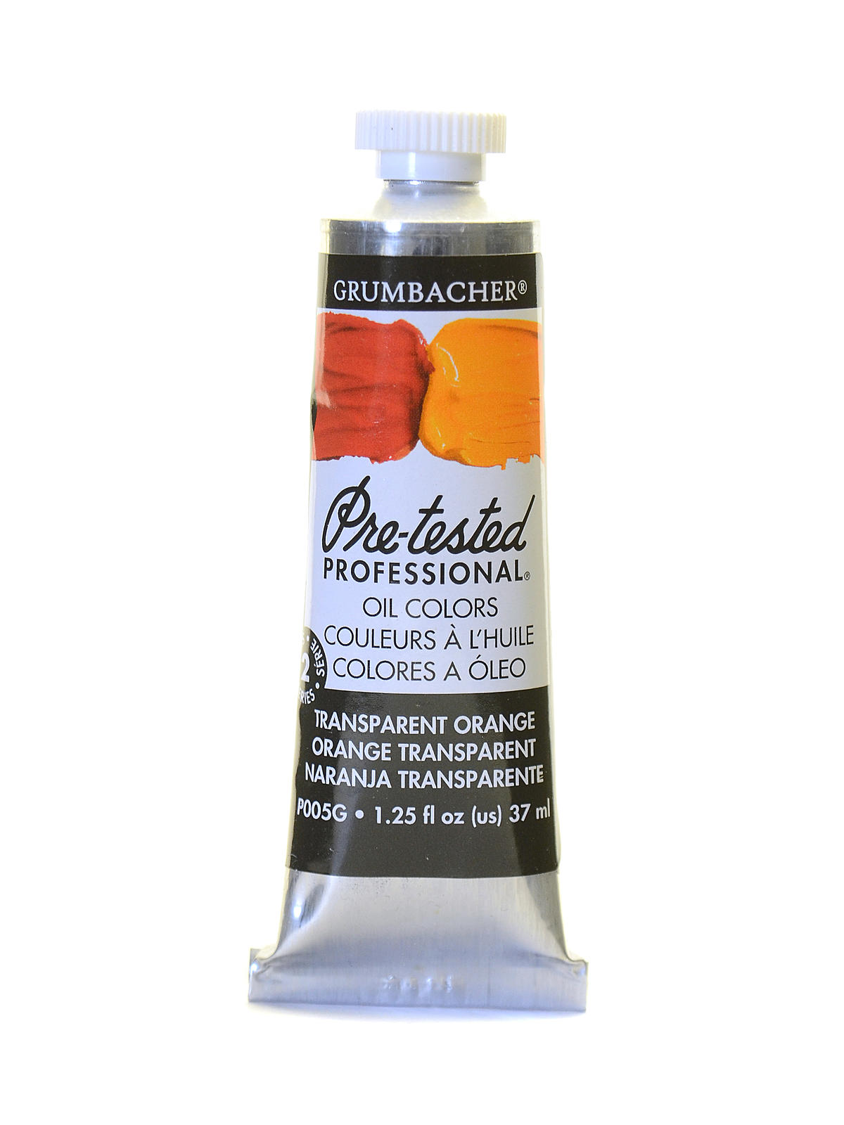 Pre-Tested Artists Oil Colors transparent orange P005 1.25 oz.