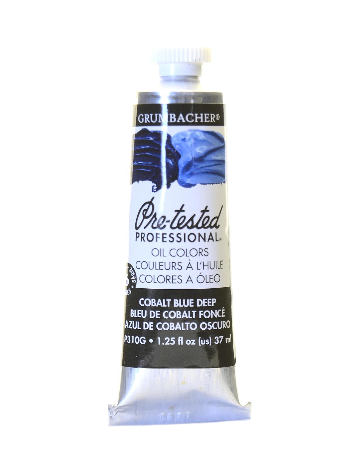 Pre-Tested Artists Oil Colors cobalt blue deep P310 1.25 oz.