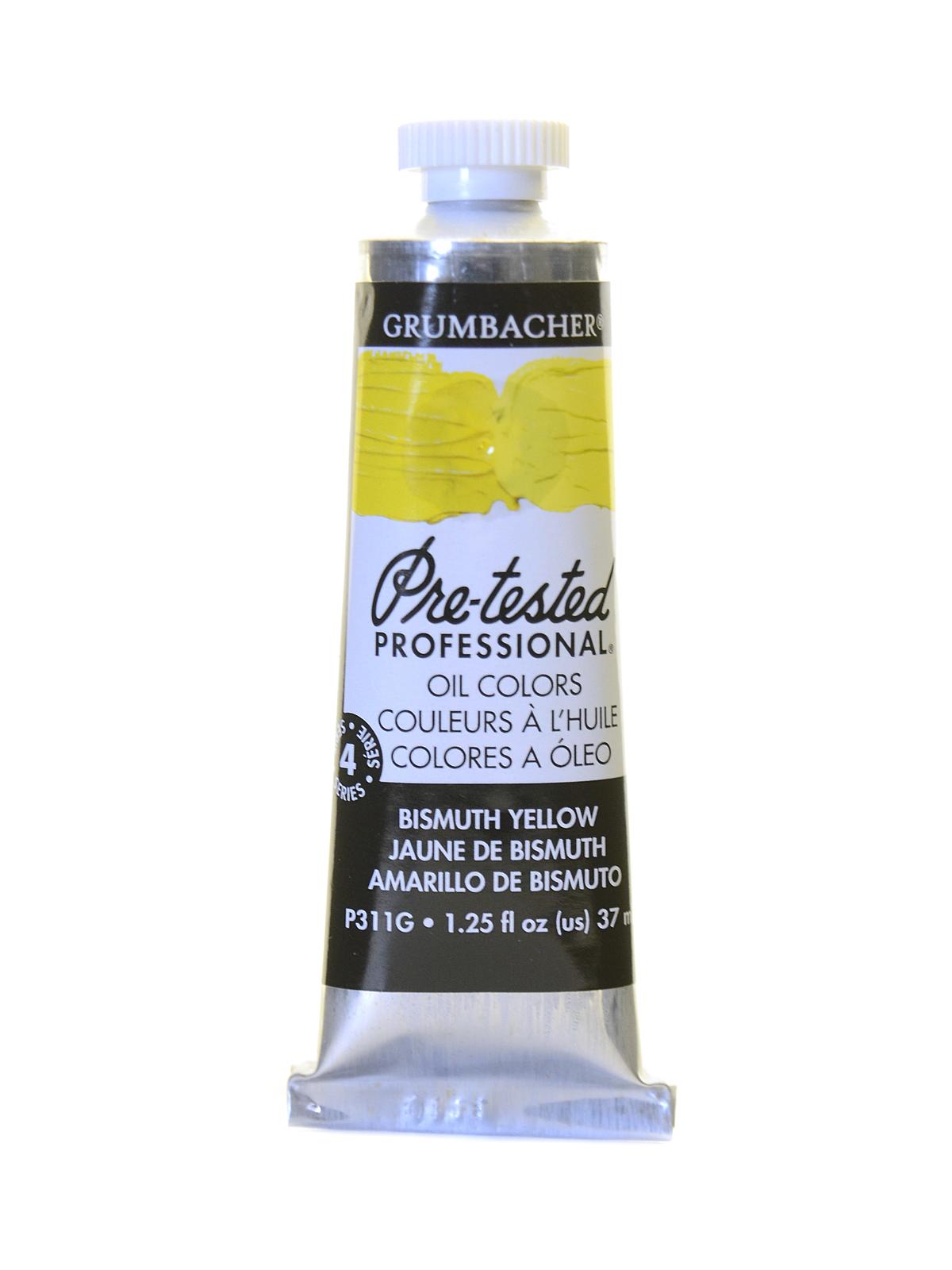 Pre-Tested Artists Oil Colors bismuth yellow P311 1.25 oz.