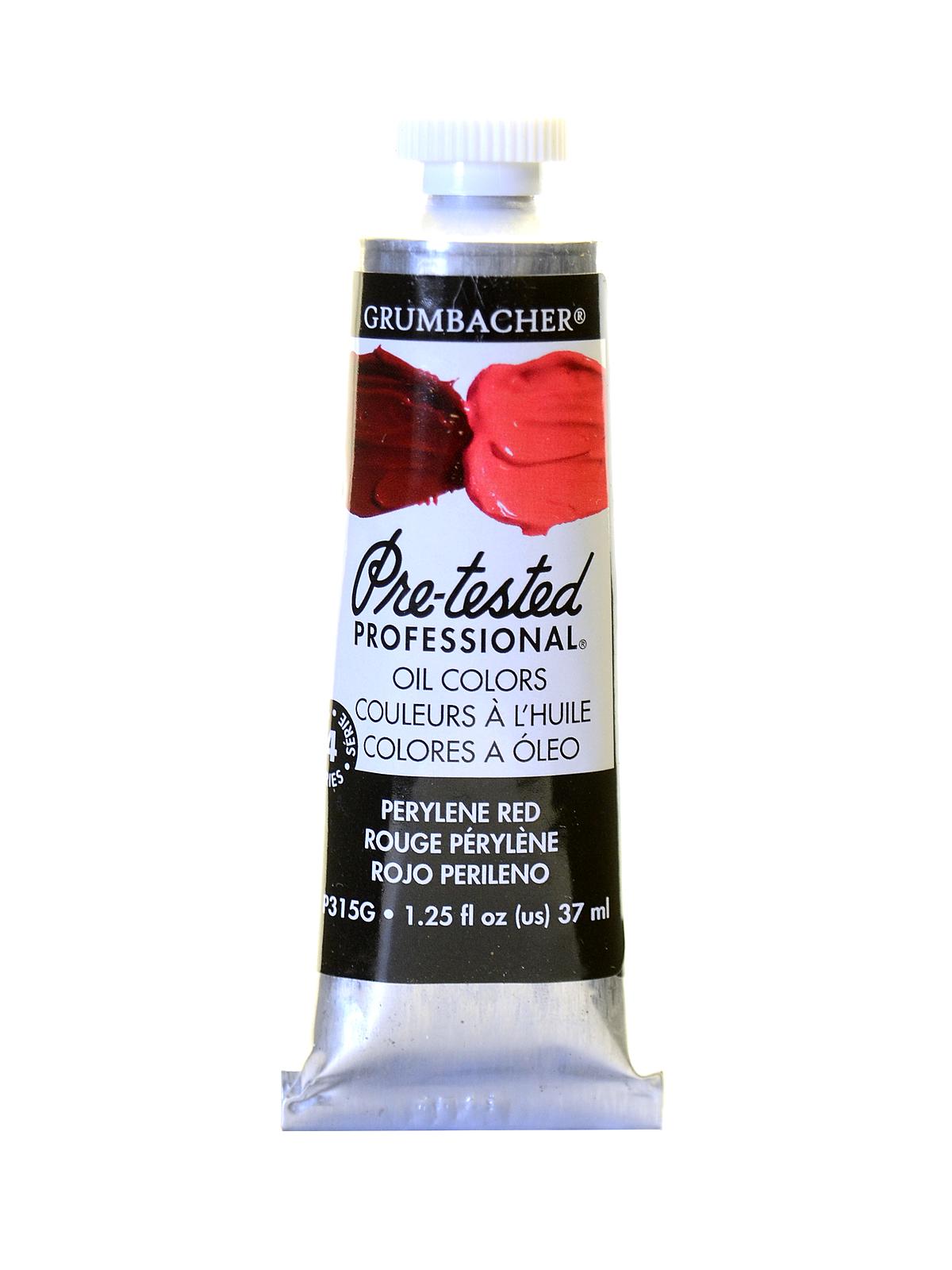 Pre-Tested Artists Oil Colors perylene red P315 1.25 oz.