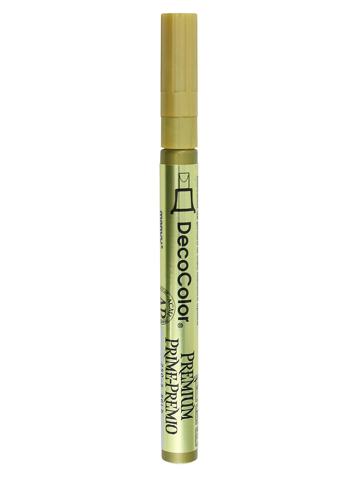 Decocolor Premium Markers 2 mm leafing tip gold