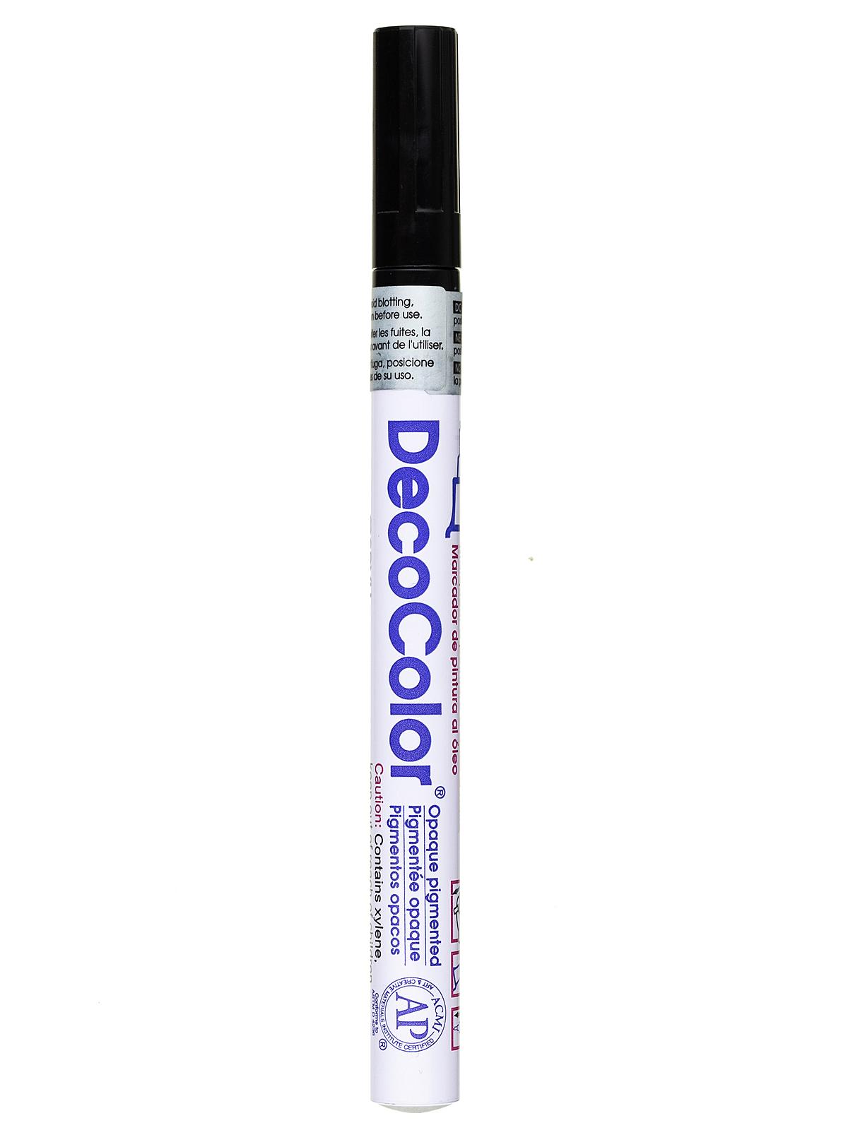 Decocolor Oil-Based Paint Markers black extra fine