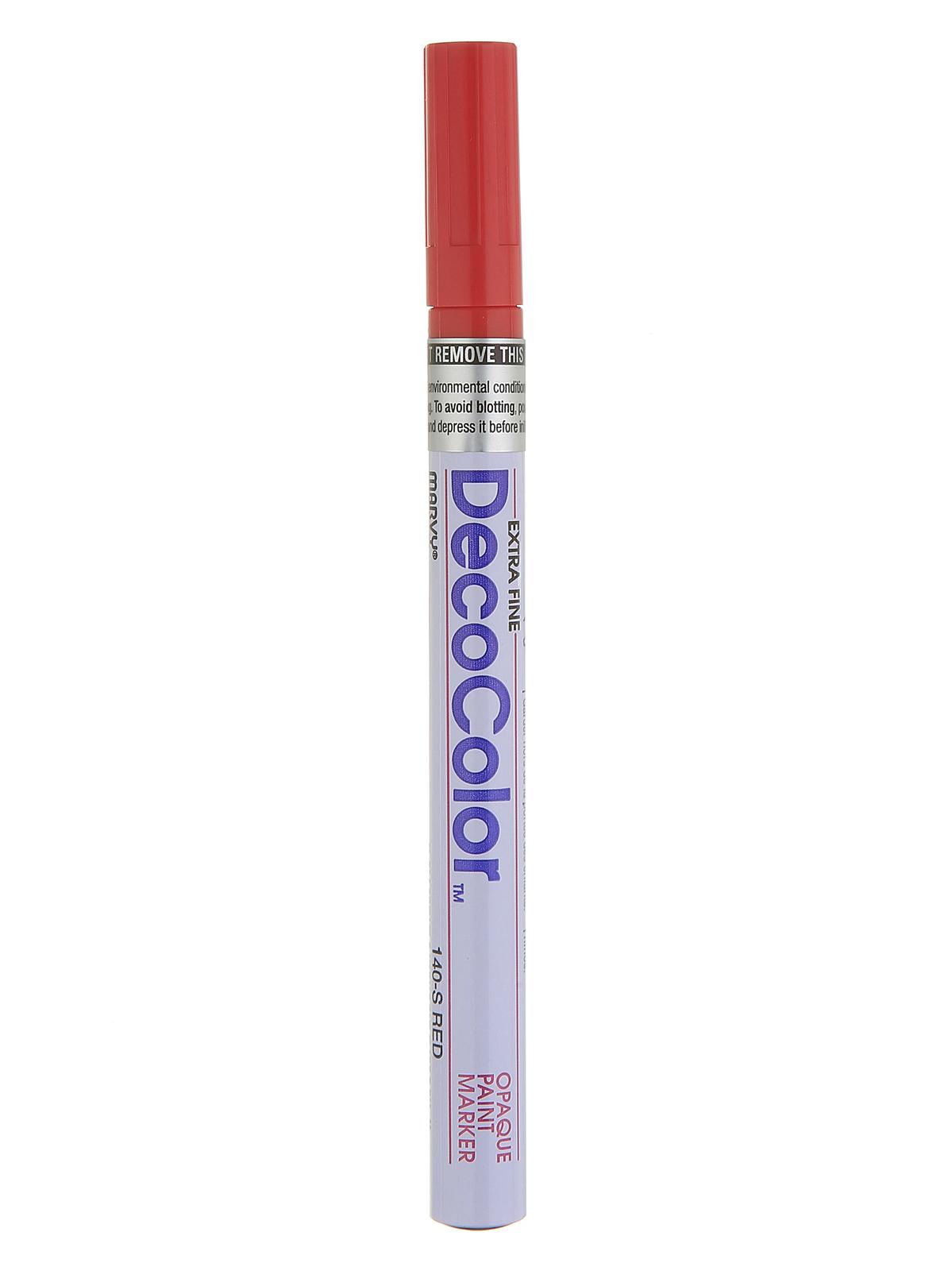Decocolor Oil-based Paint Markers Red Extra Fine