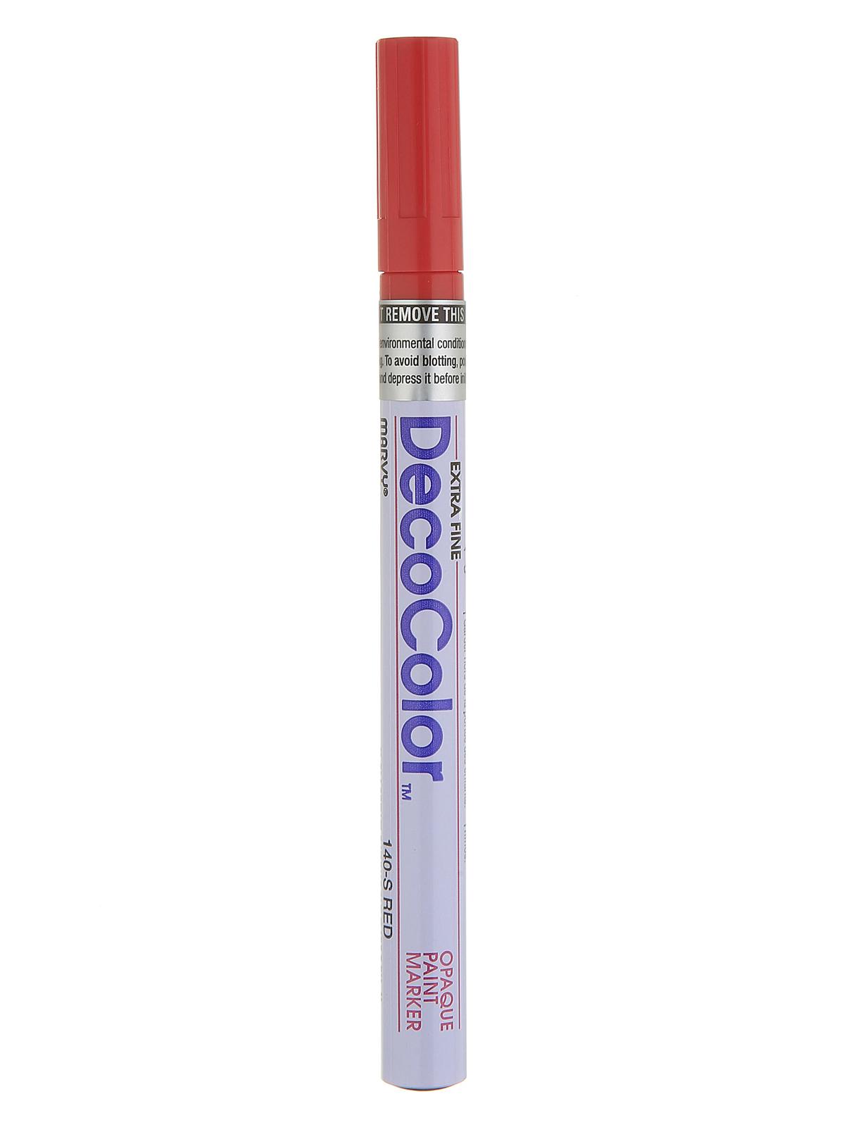 Decocolor Oil-Based Paint Markers red extra fine