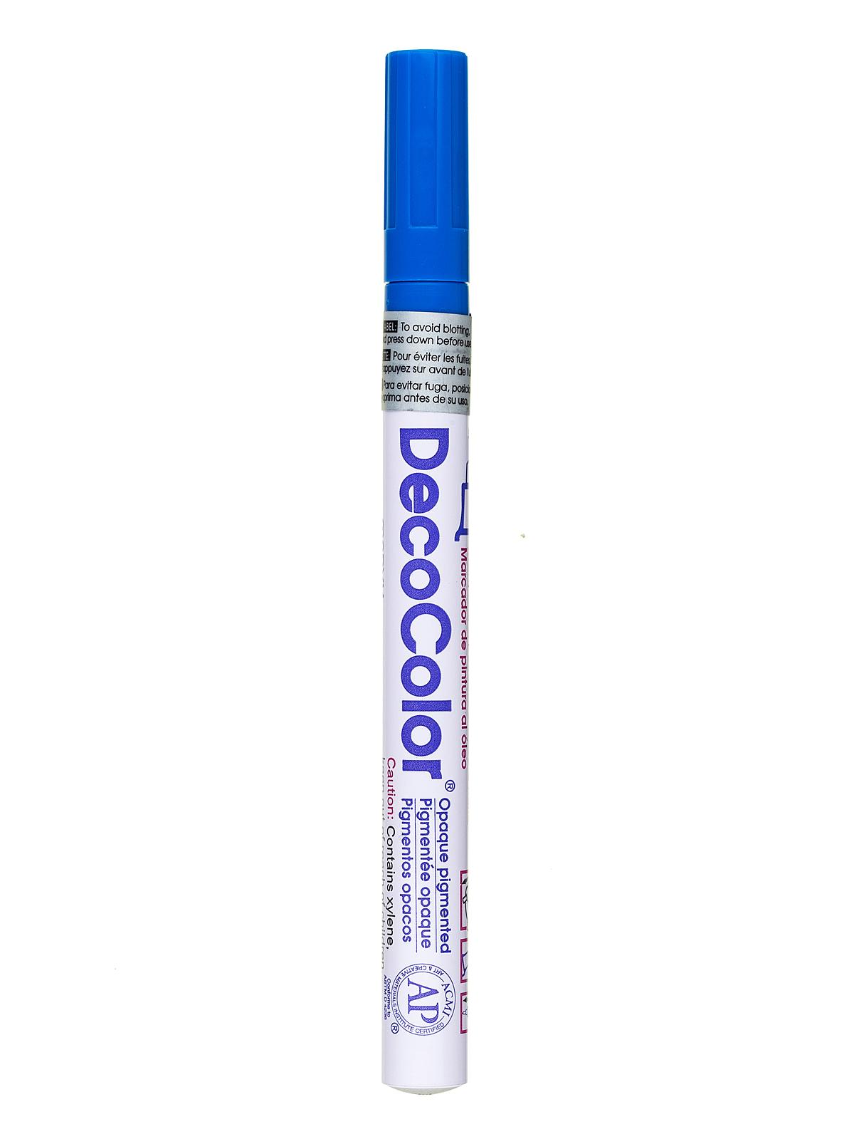 Decocolor Oil-based Paint Markers Blue Extra Fine