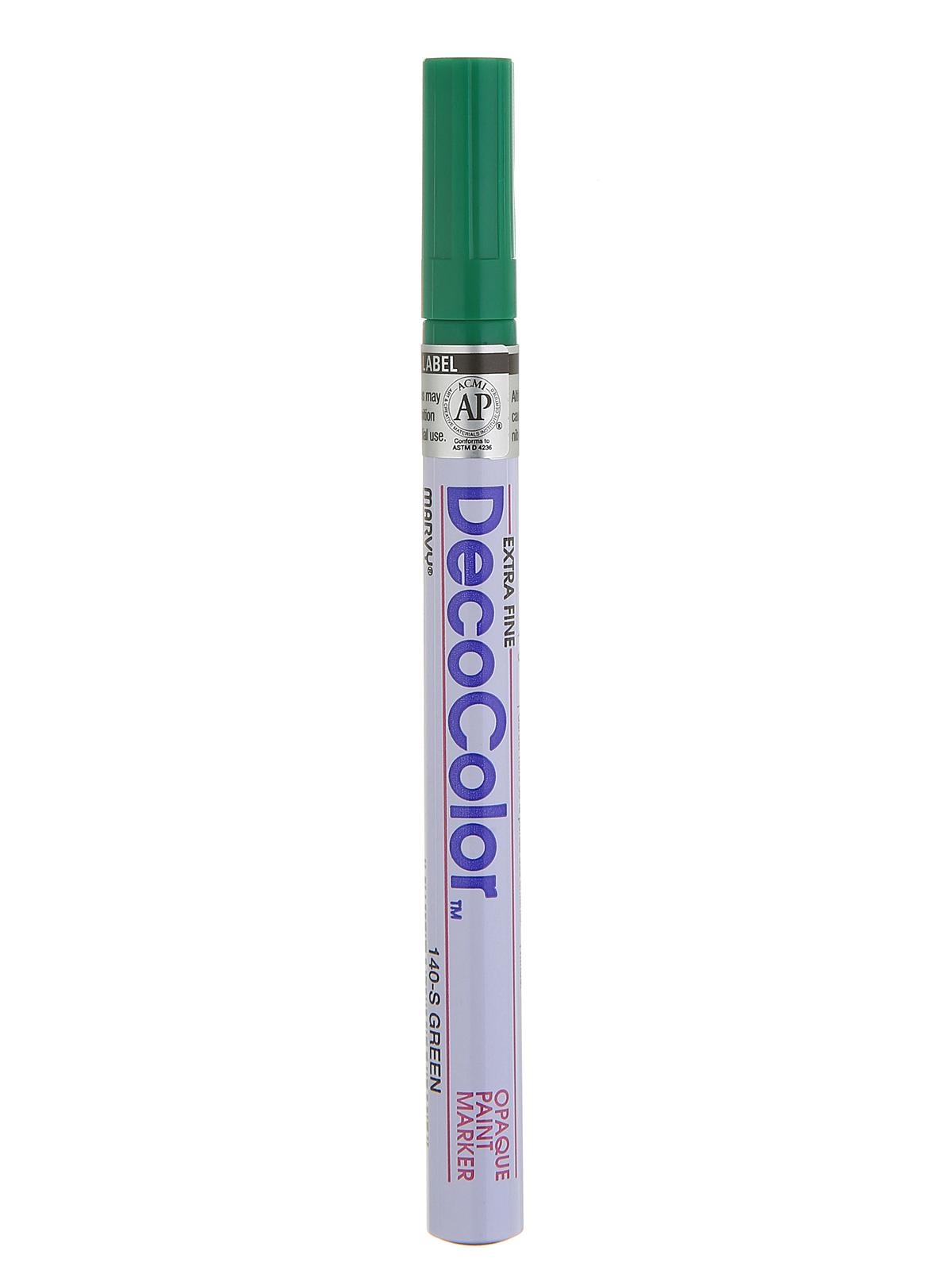 Decocolor Oil-Based Paint Markers Green Extra Fine