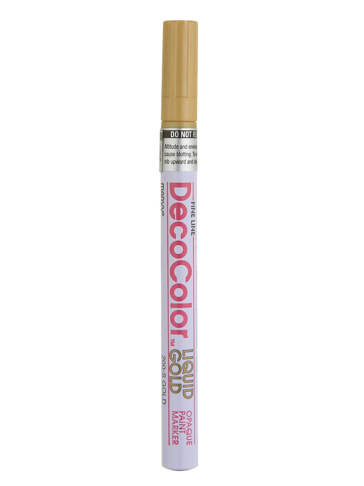 Decocolor Oil-Based Paint Markers gold fine