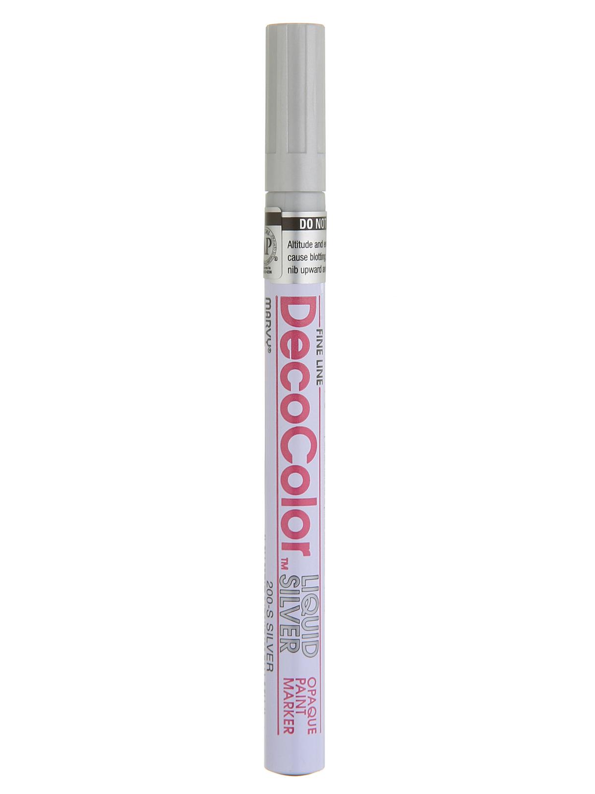 Decocolor Oil-based Paint Markers Silver Fine
