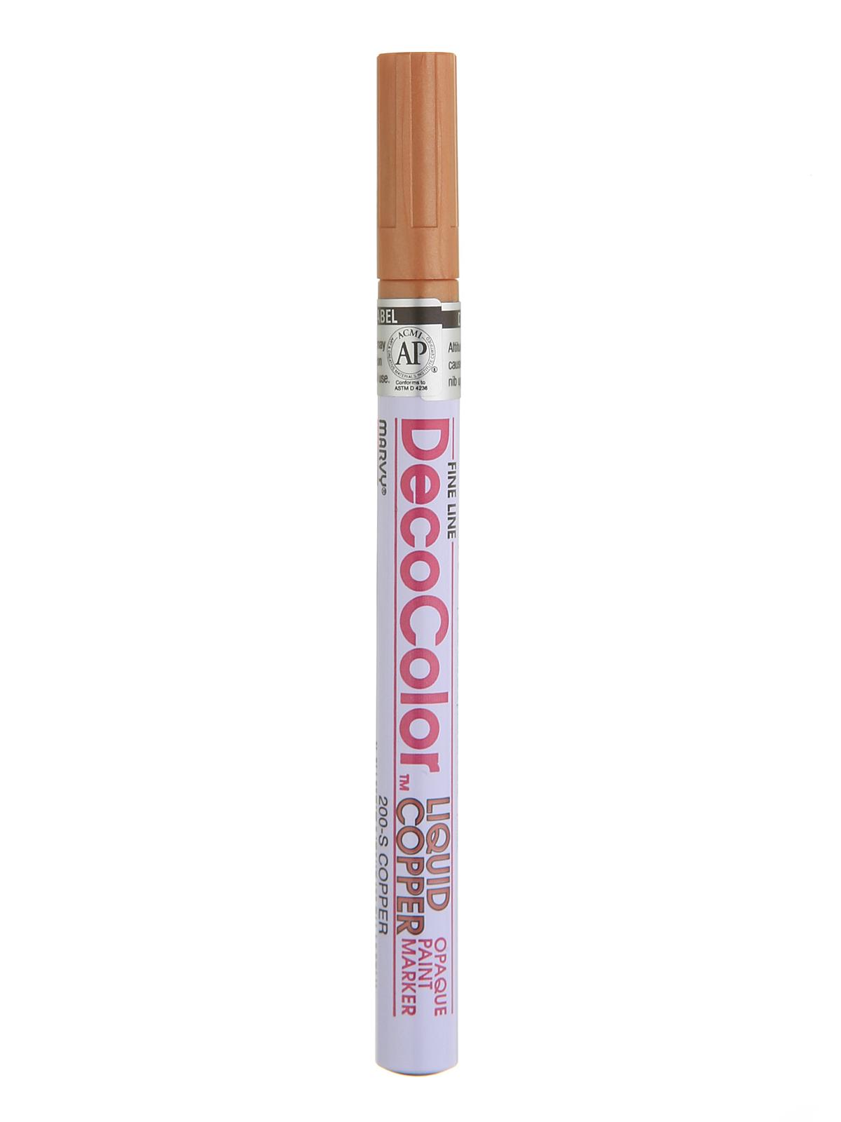 Decocolor Oil-Based Paint Markers copper fine