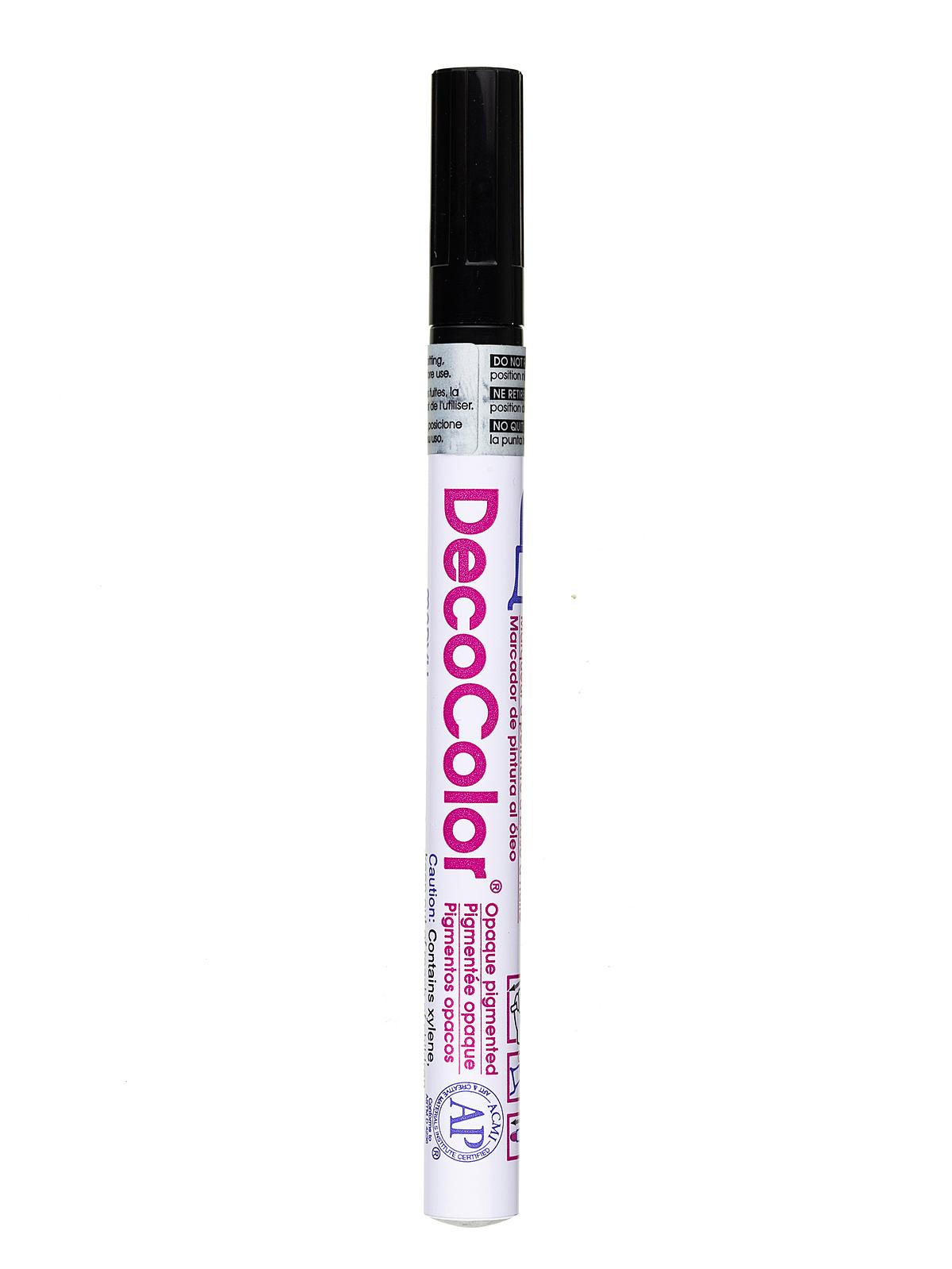 Decocolor Oil-based Paint Markers Black Fine