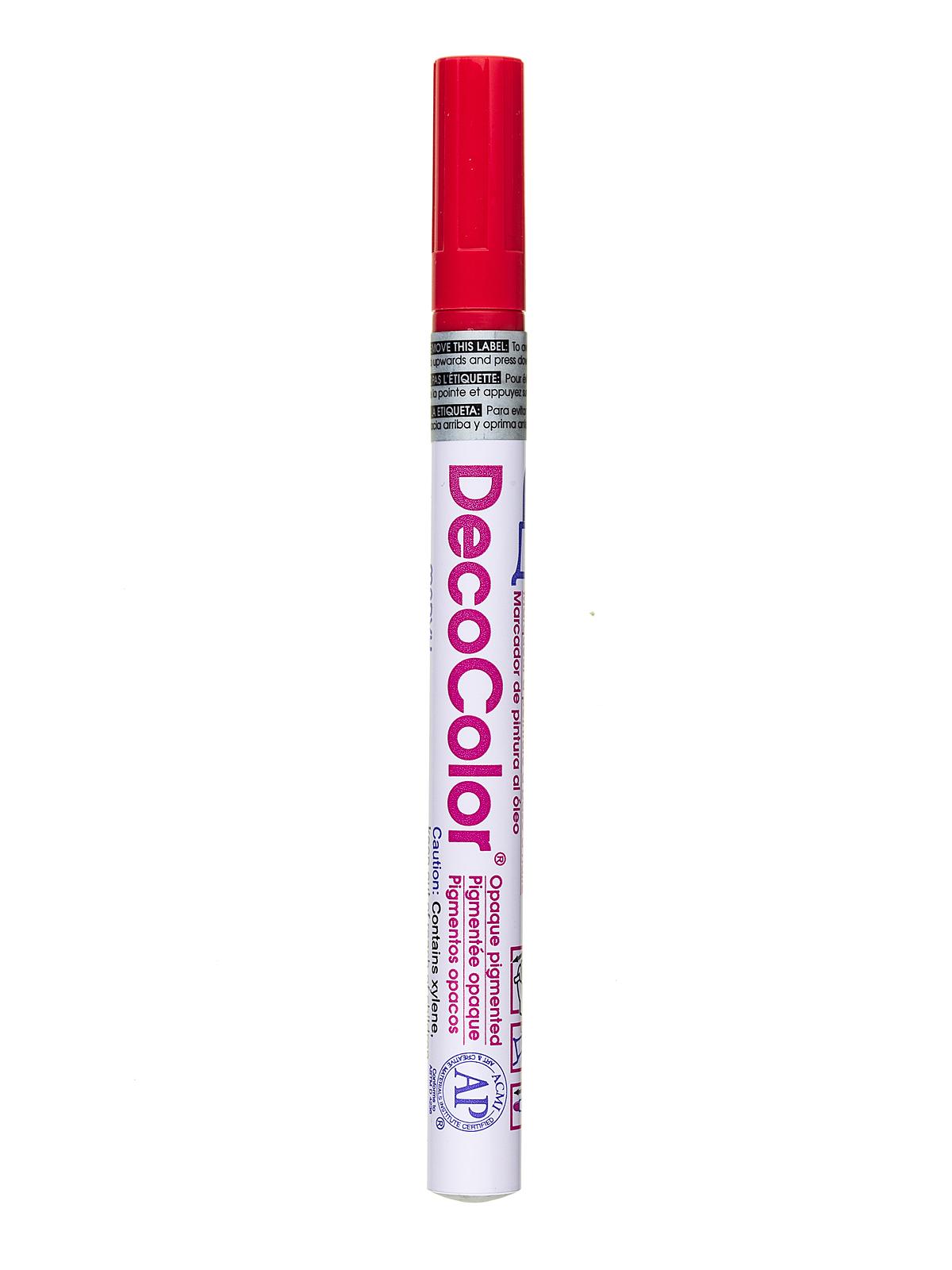 Decocolor Oil-based Paint Markers Red Fine
