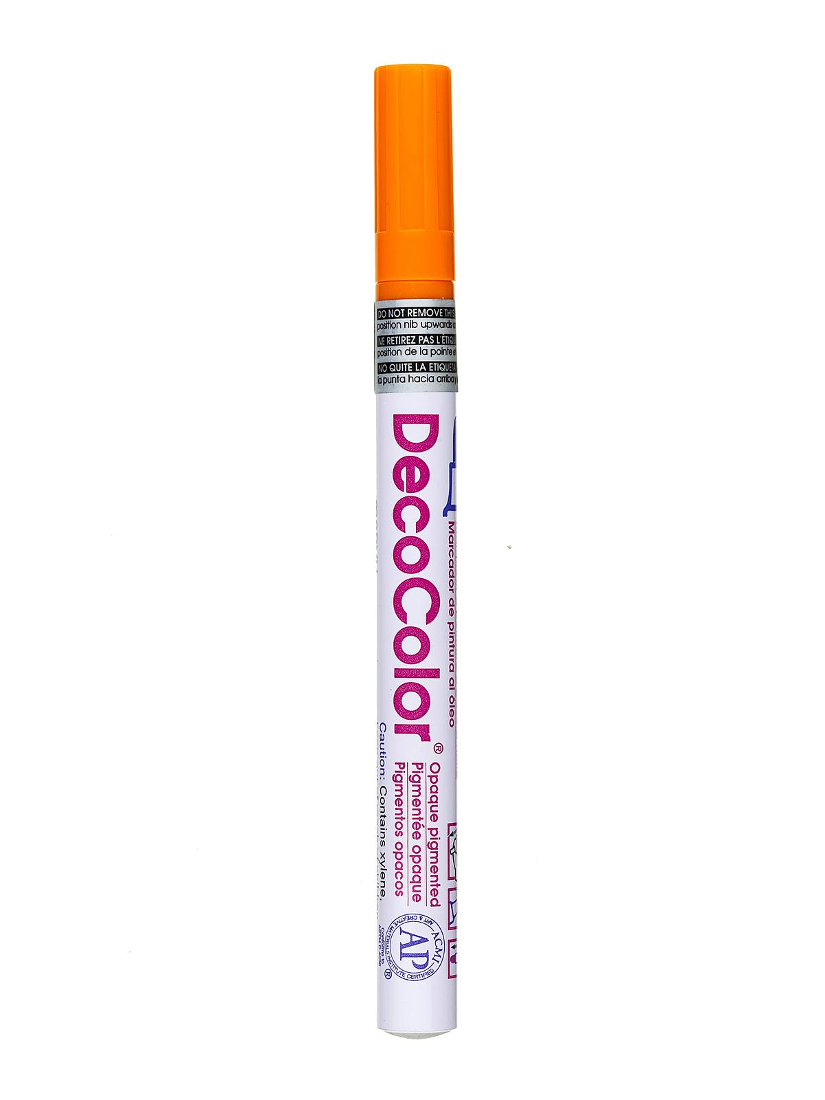 Decocolor Oil-Based Paint Markers orange fine
