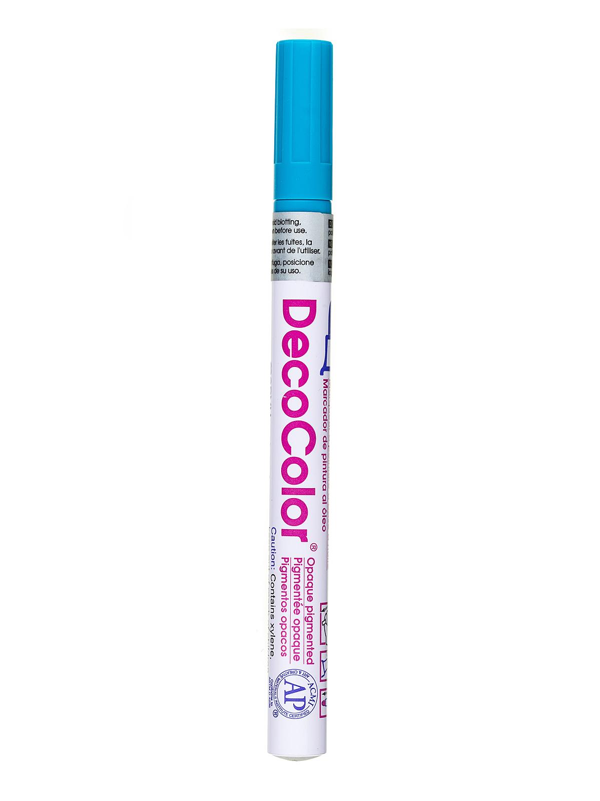 Decocolor Oil-Based Paint Markers Light Blue Fine