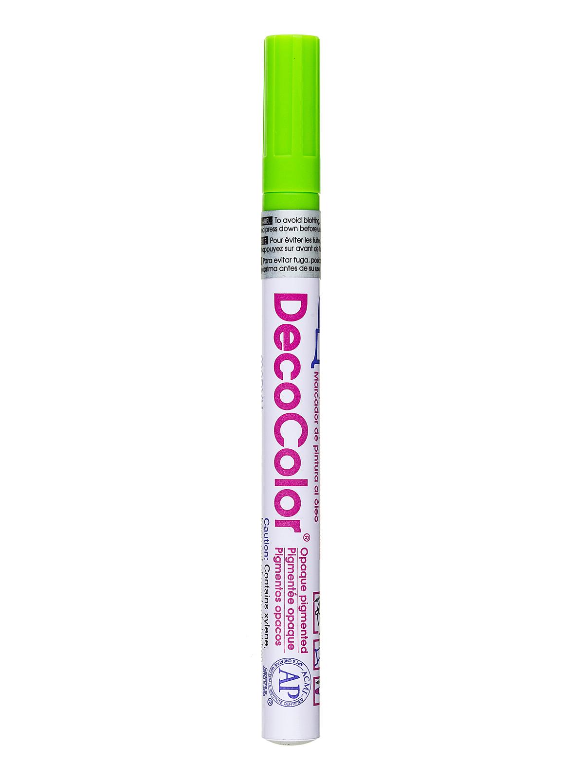 Decocolor Oil-Based Paint Markers Light Green Fine