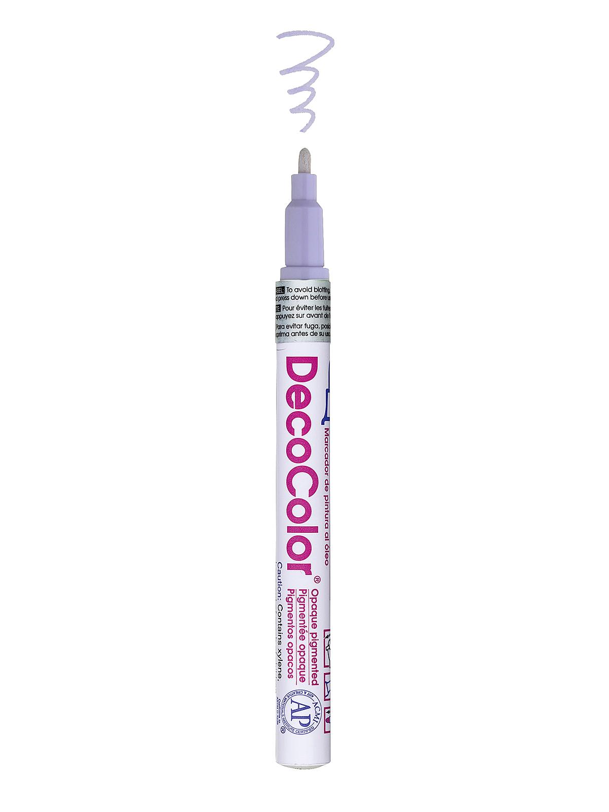 Decocolor Oil-Based Paint Markers pale violet fine