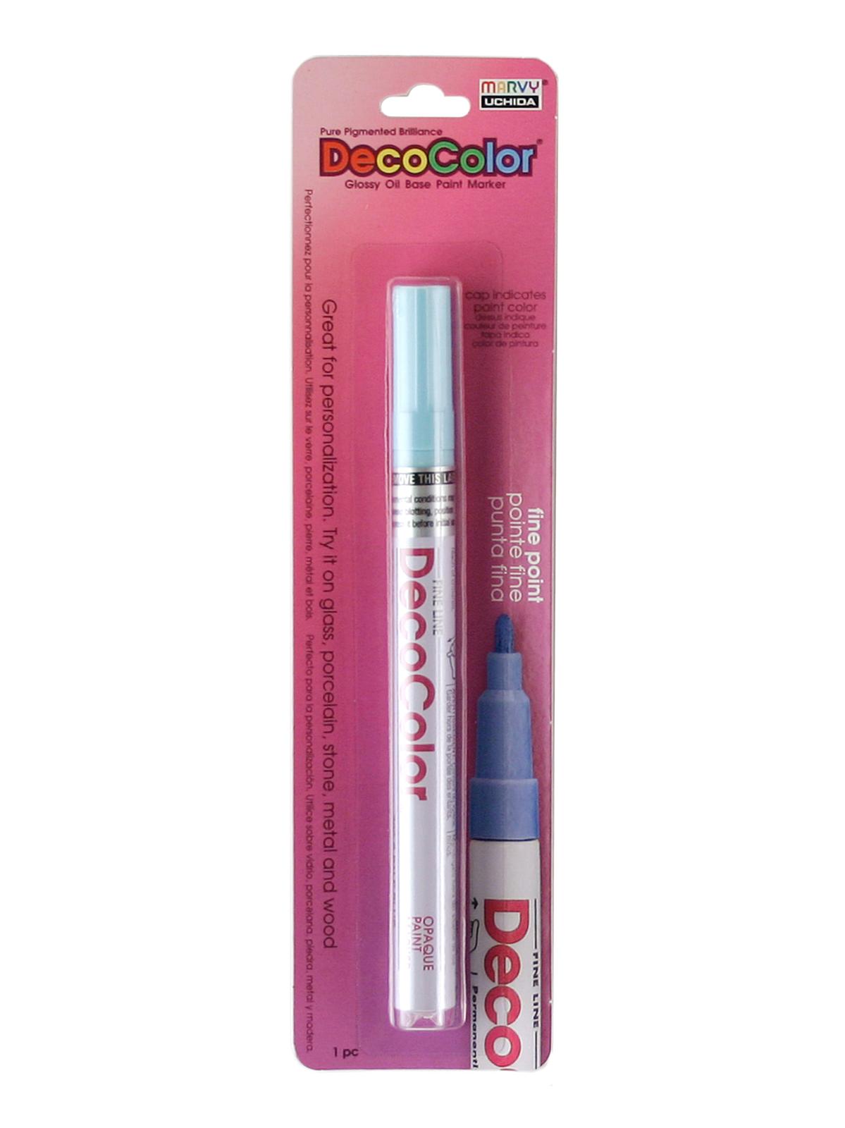 Decocolor Oil-Based Paint Markers pale blue fine