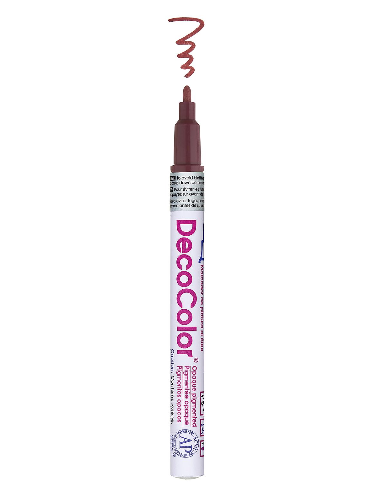 Decocolor Oil-Based Paint Markers plum fine