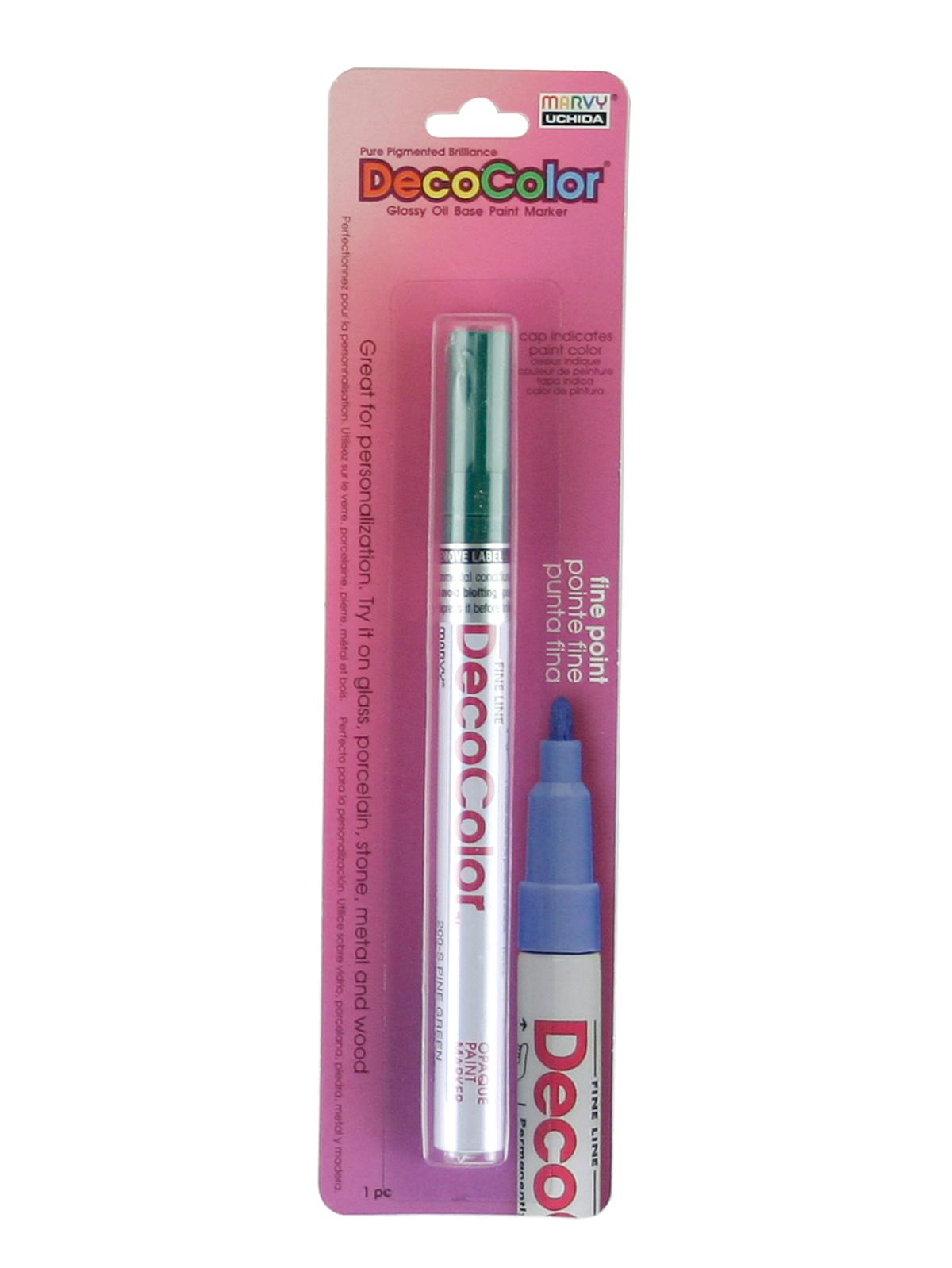Decocolor Oil-based Paint Markers Pine Green Fine