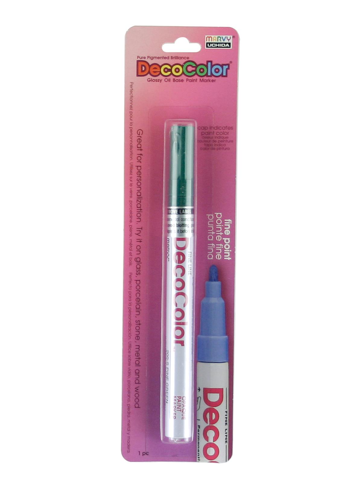 Decocolor Oil-Based Paint Markers pine green fine