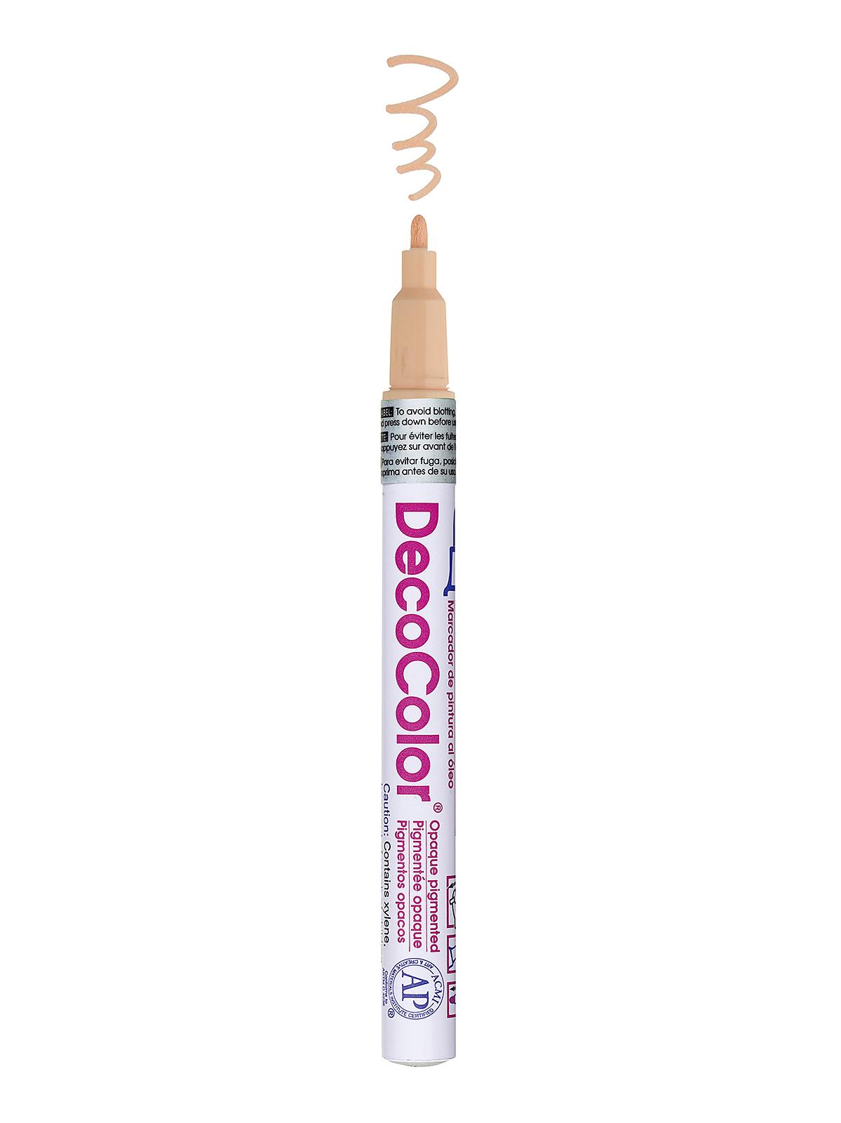 Decocolor Oil-Based Paint Markers pastel peach fine