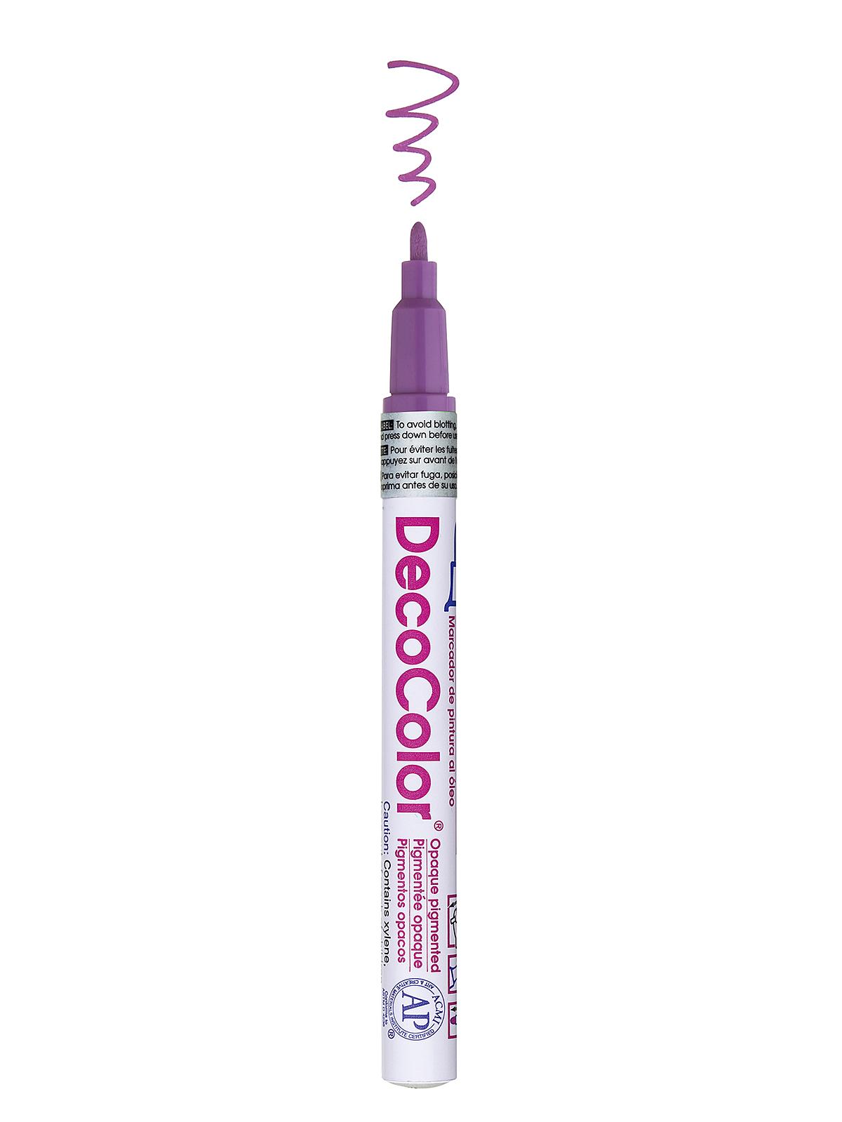 Decocolor Oil-Based Paint Markers Hot Purple Fine