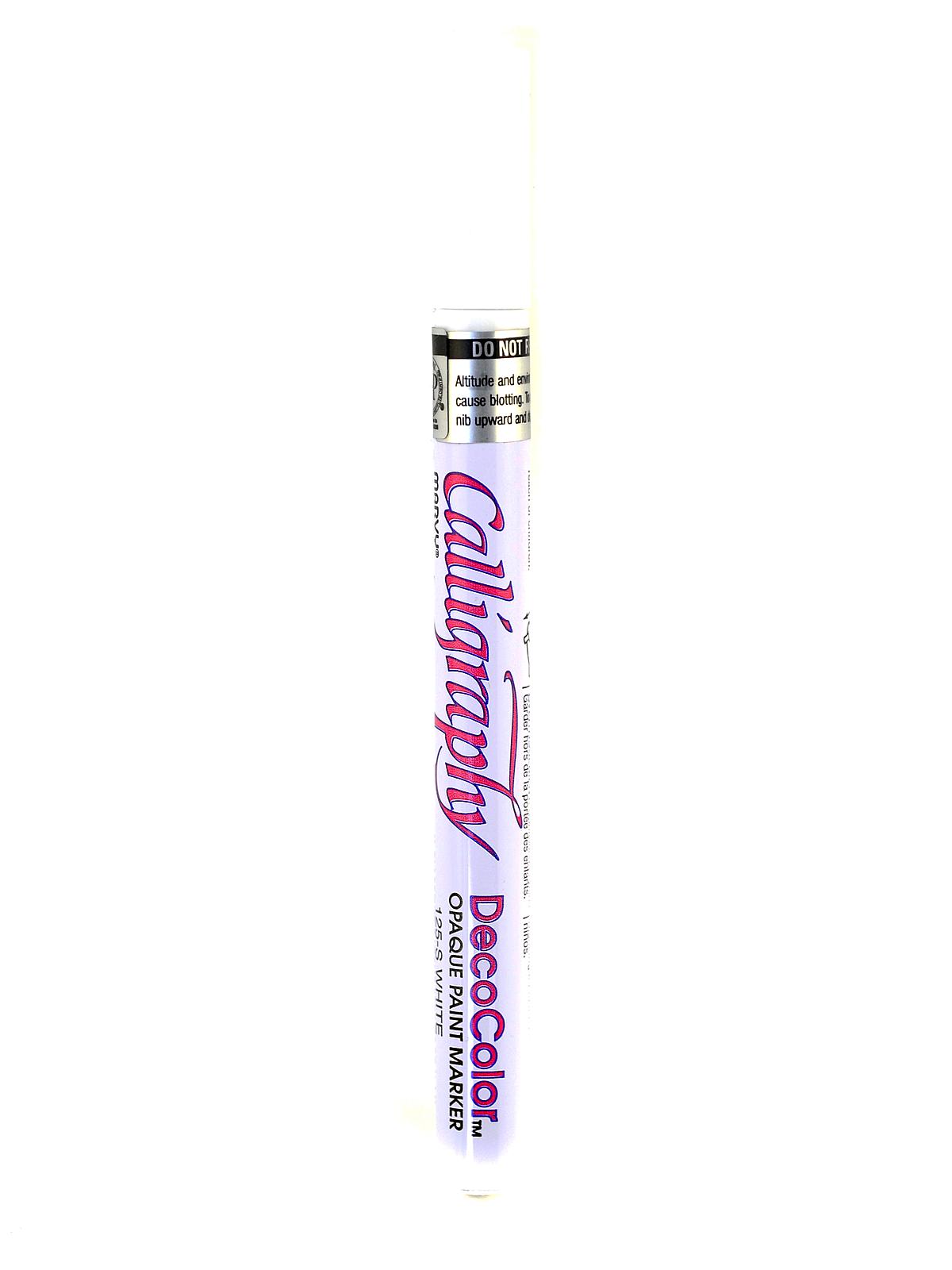 DecoColor Calligraphy Paint Markers white