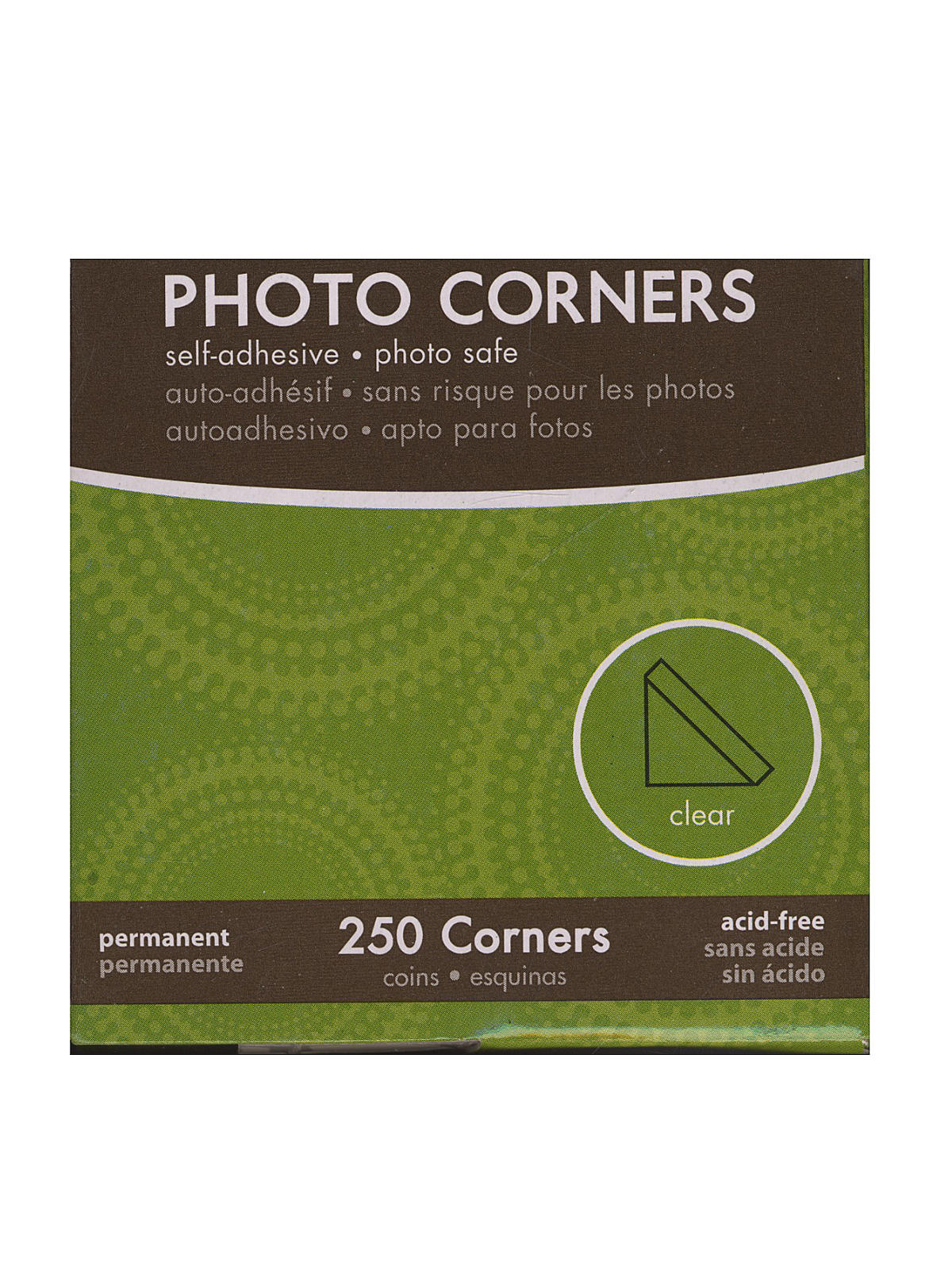 Photo Corners Clear Box Of 250