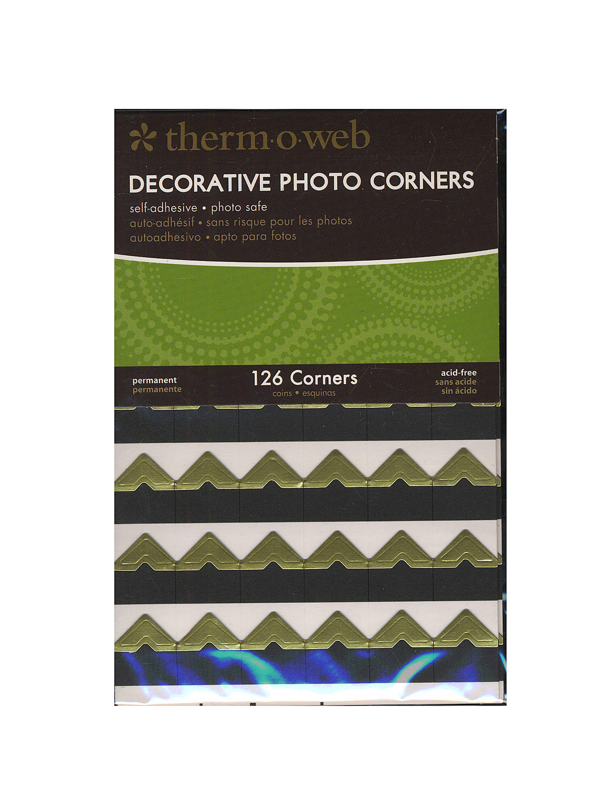 Decorative Photo Corners gold pack of 126