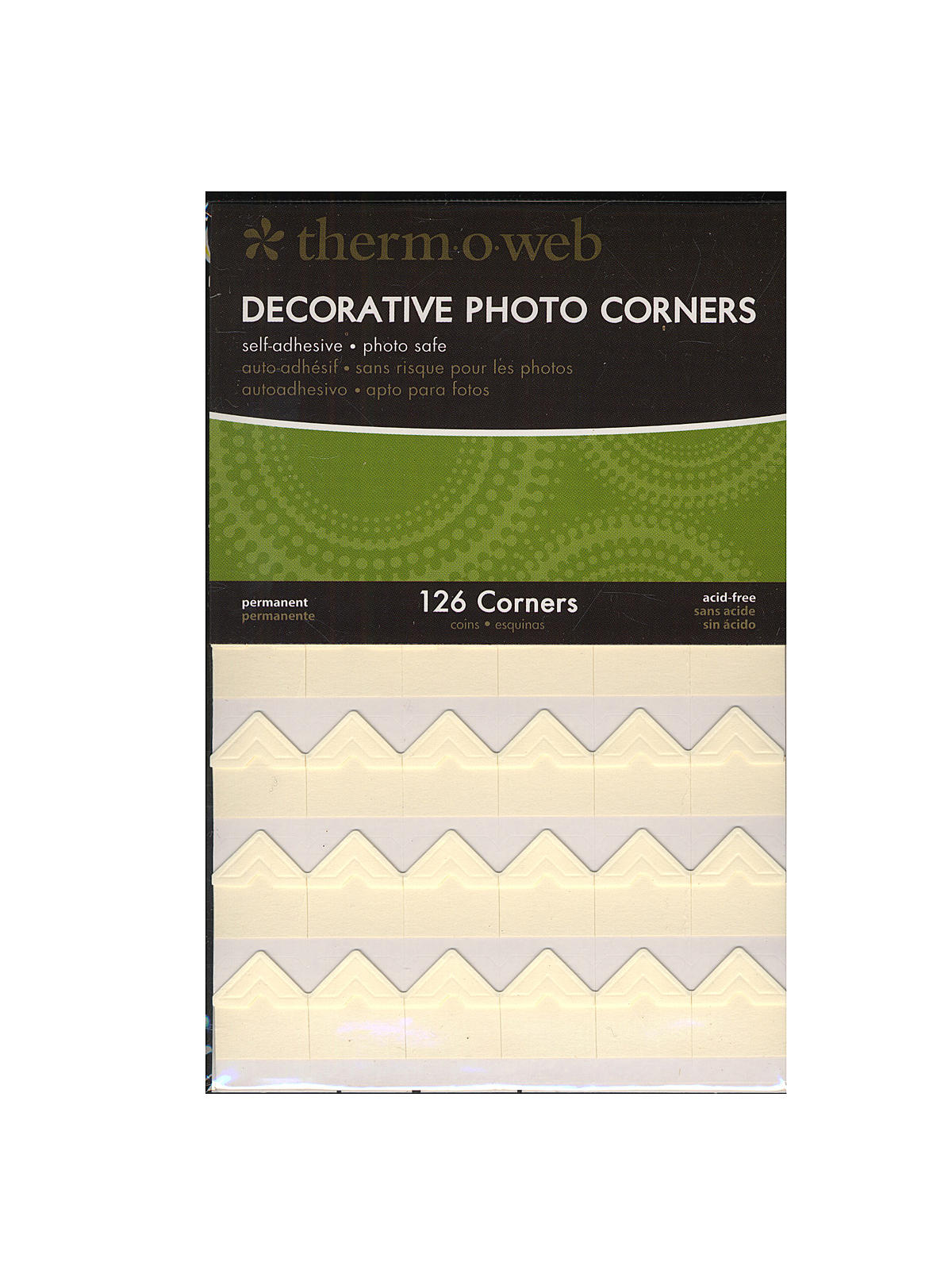 Decorative Photo Corners Ivory Pack Of 126