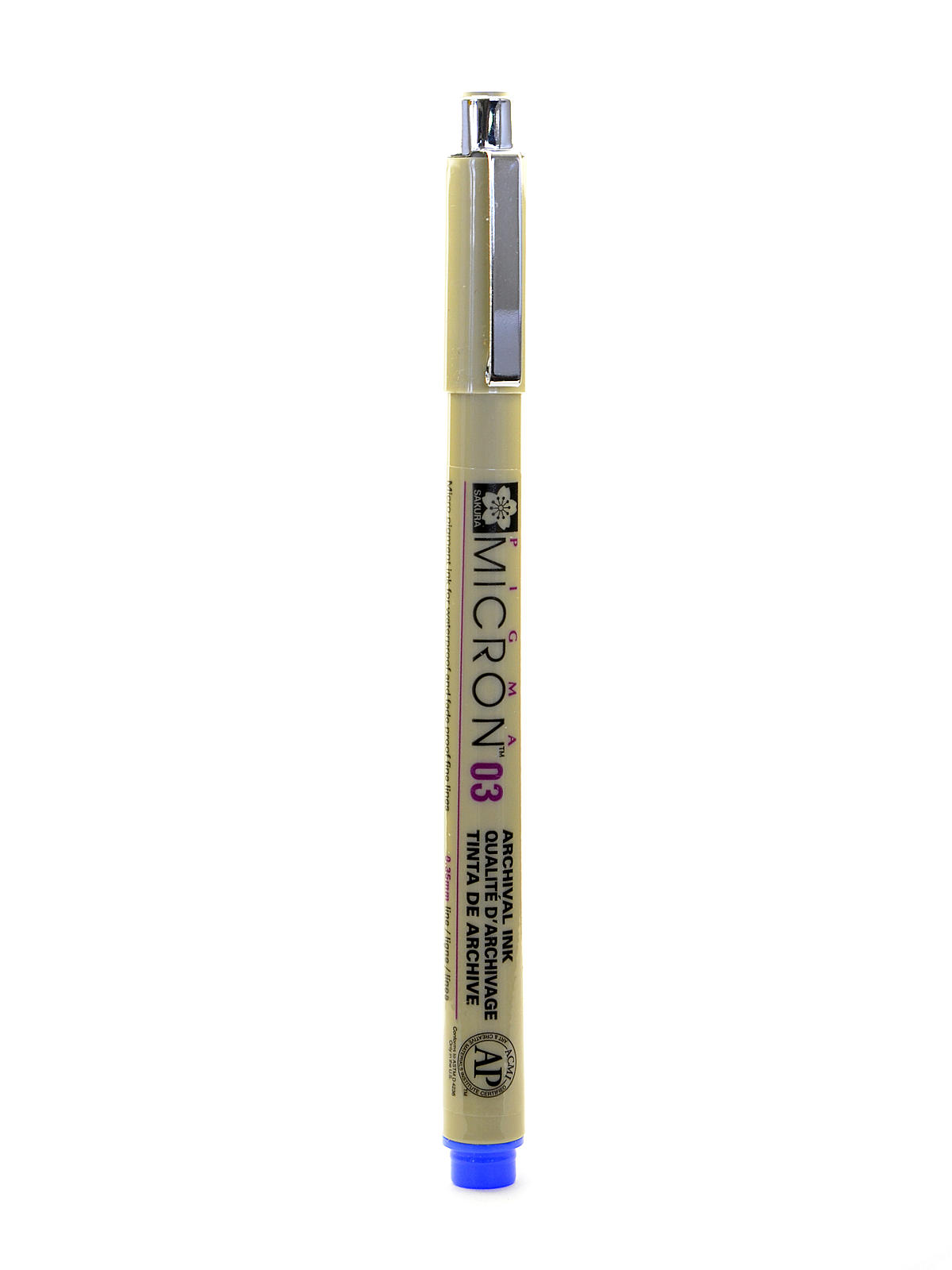 Pigma Micron blue 03 (0.35 mm)