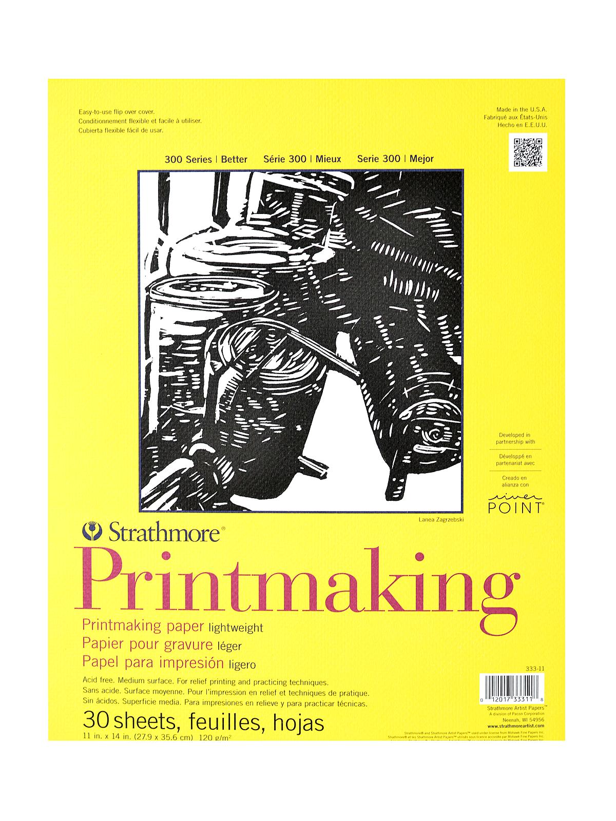Printmaking Paper Pads 11 in. x 14 in. 30 sheets