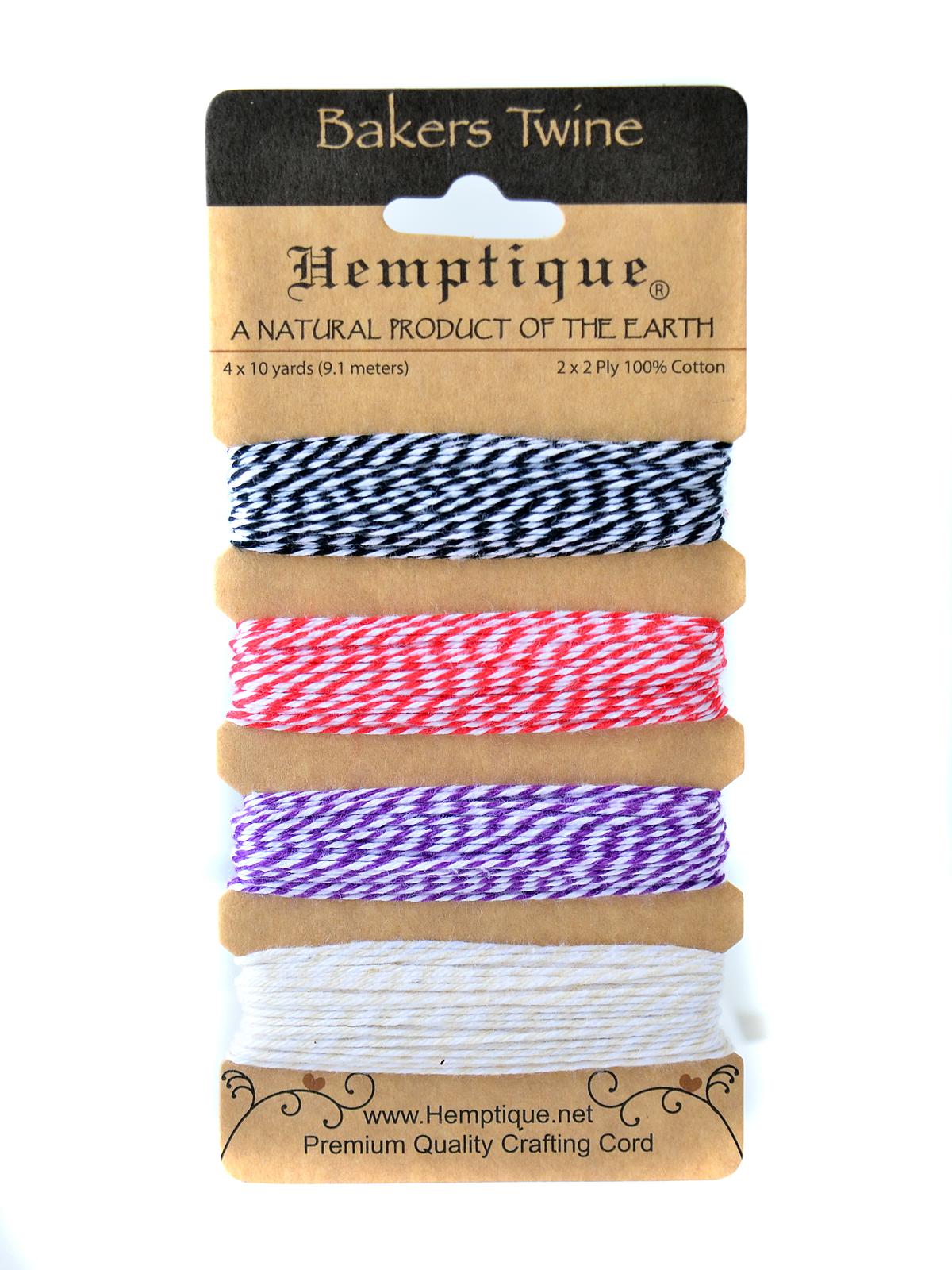 Bakers Twine Cards cotton 9.1 m x 4 colors sunset cruise