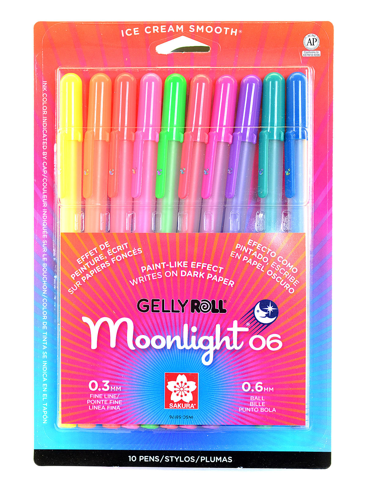 Gelly Roll Moonlight Pens Sets 06 fine set of 10 58176