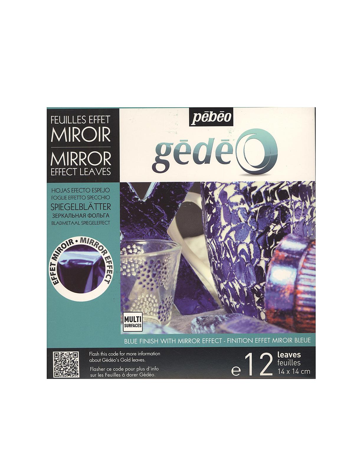 Gedeo Gilding Mirror Effect Metal Leaf blue