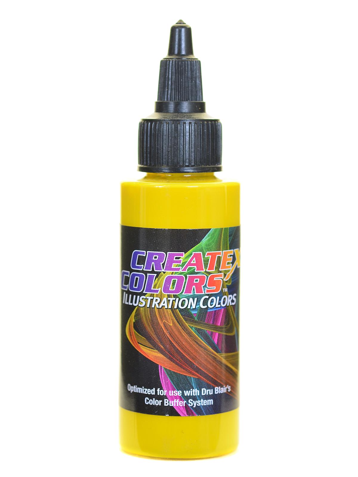 Illustration Colors yellow 2 oz. bottle