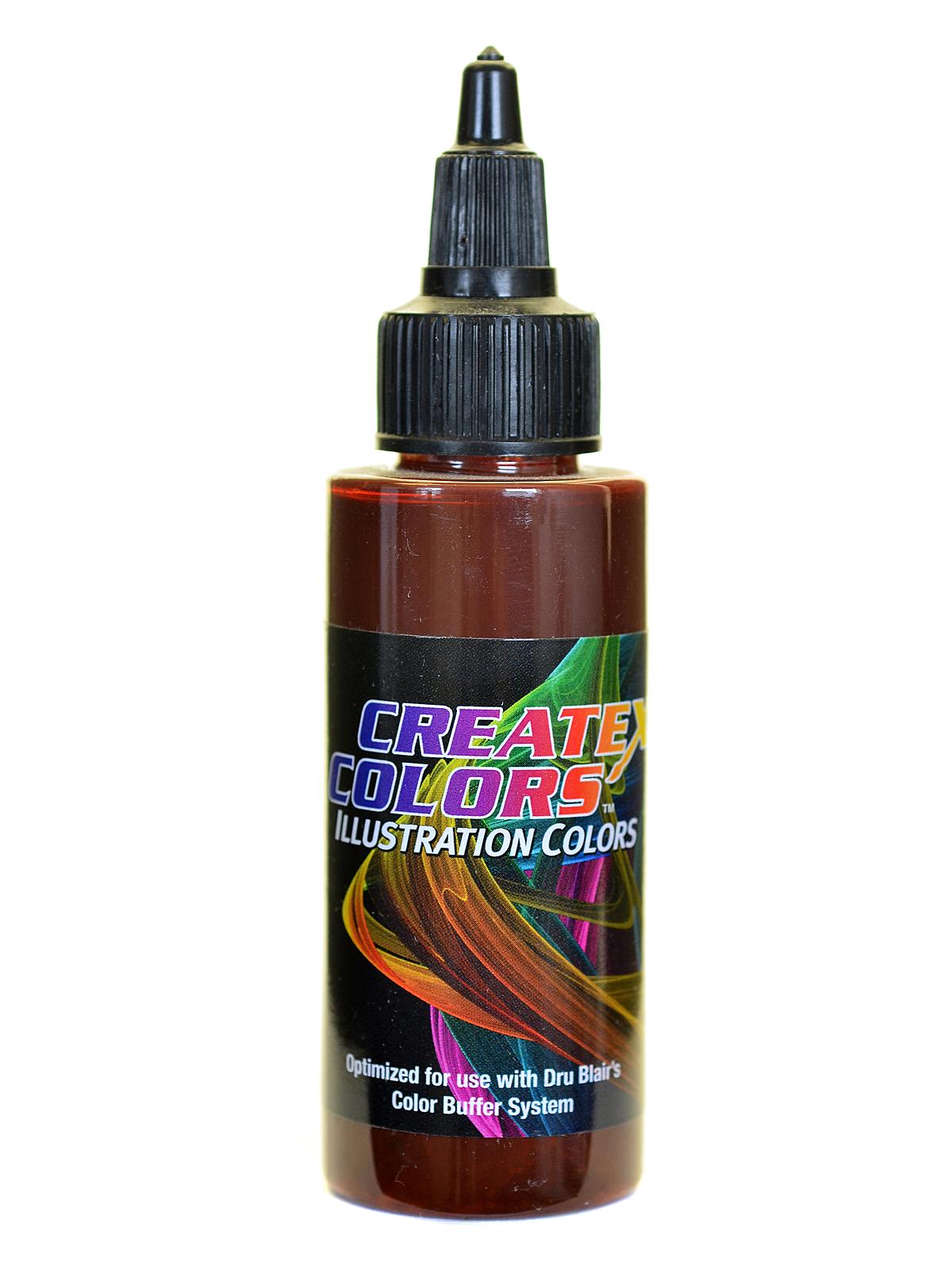 Illustration Colors burnt umber 2 oz. bottle