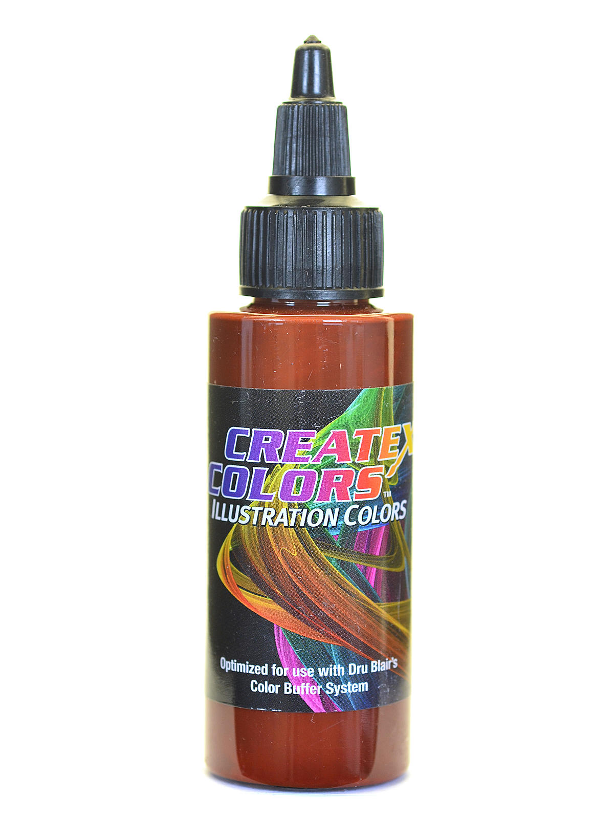 Illustration Colors burnt sienna 2 oz. bottle