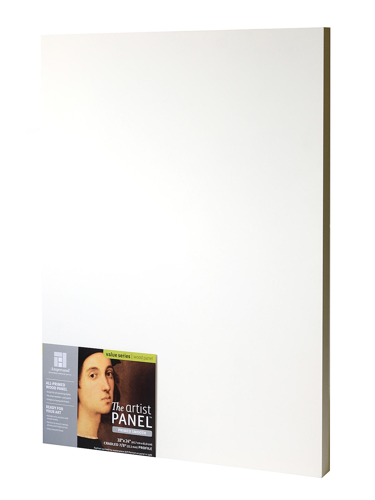 The Artist Panel Primed Smooth Cradled Profile 7 8 in. 18 in. x 24 in.