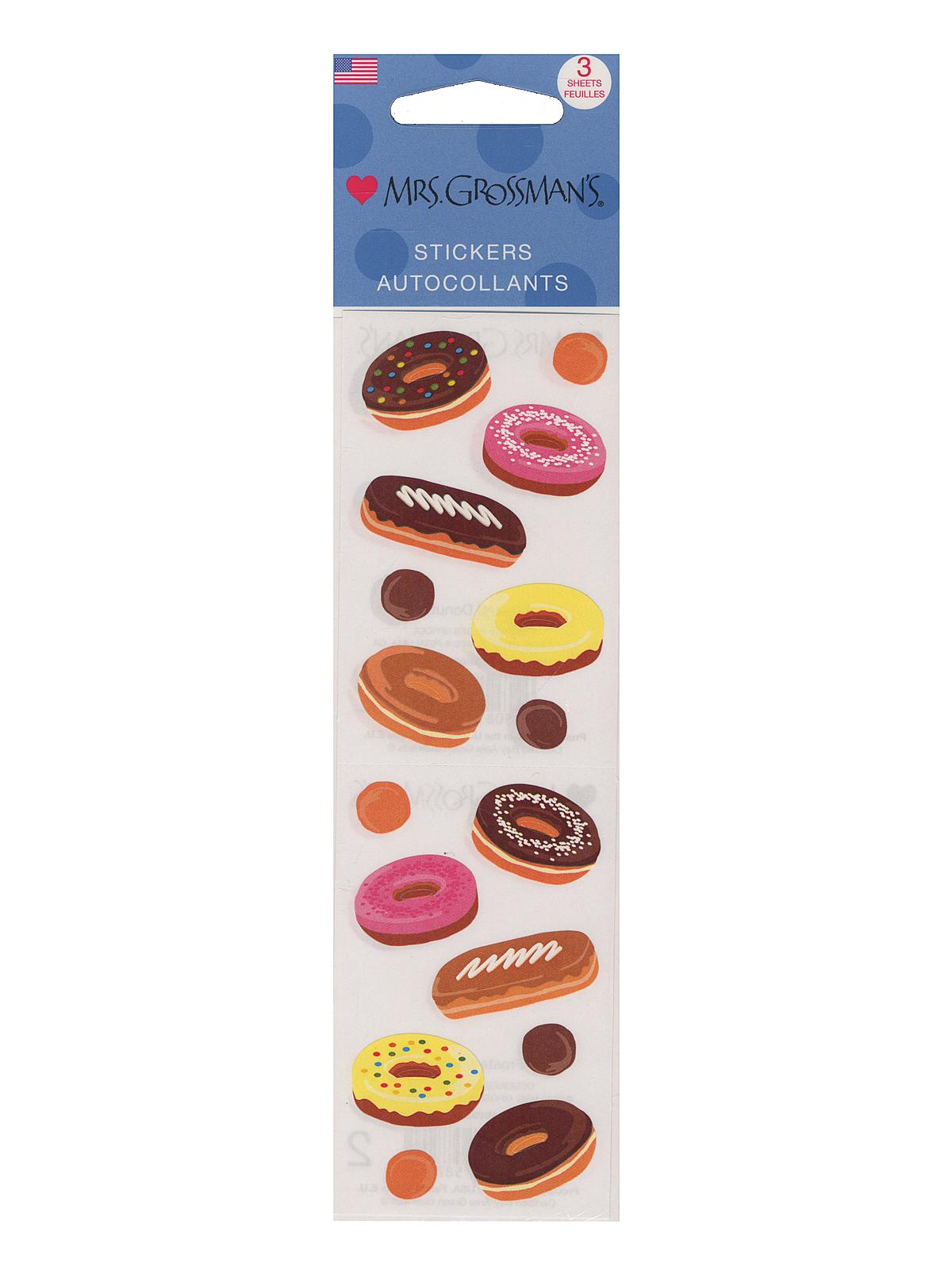 Regular Sticker Packs Standard Frosted Donuts 3 Sheets
