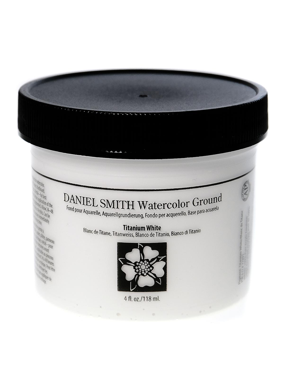 Watercolor Grounds titanium white 4 oz.