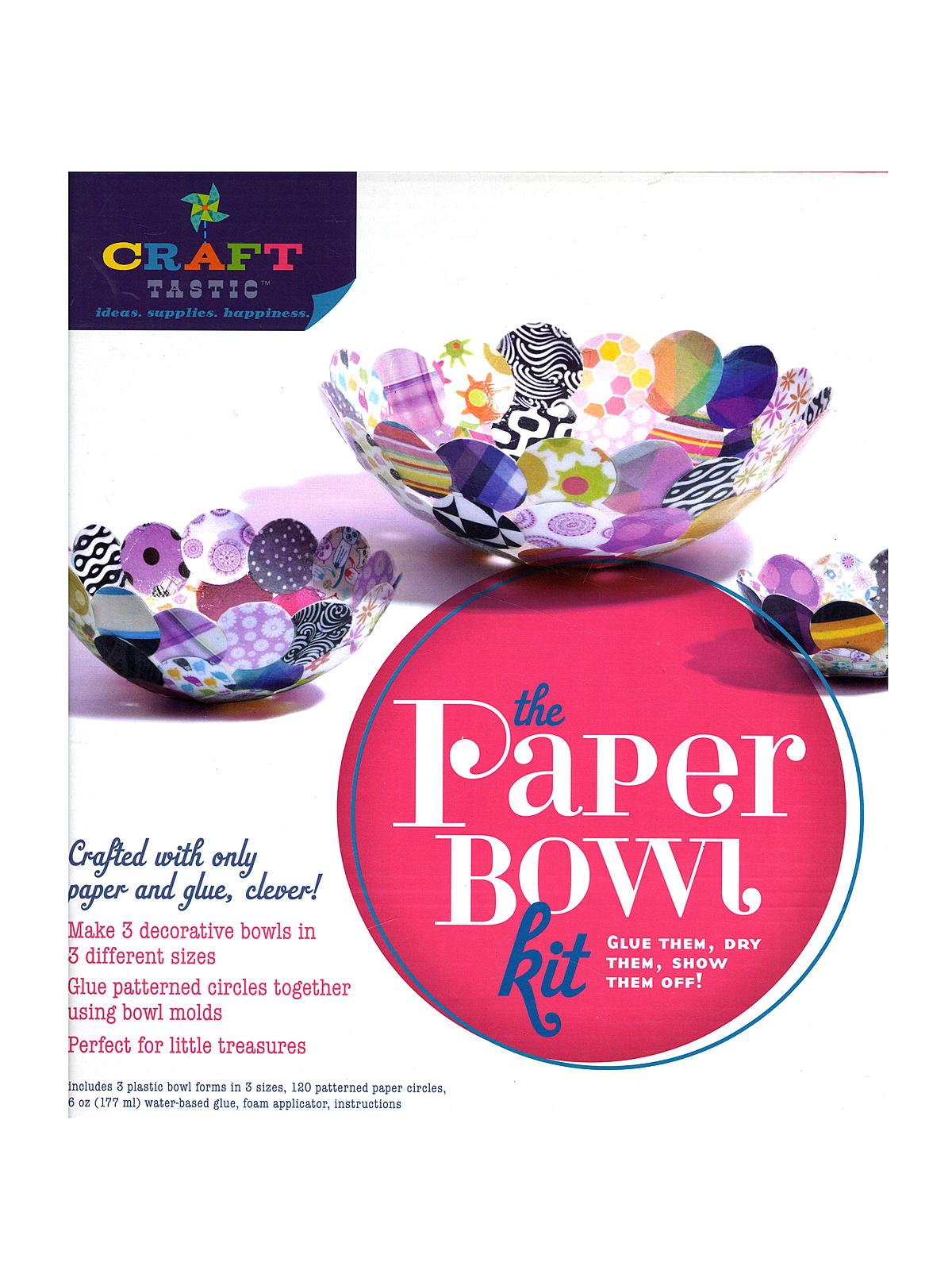 Craft-tastic Paper Bowl Kit Each Each