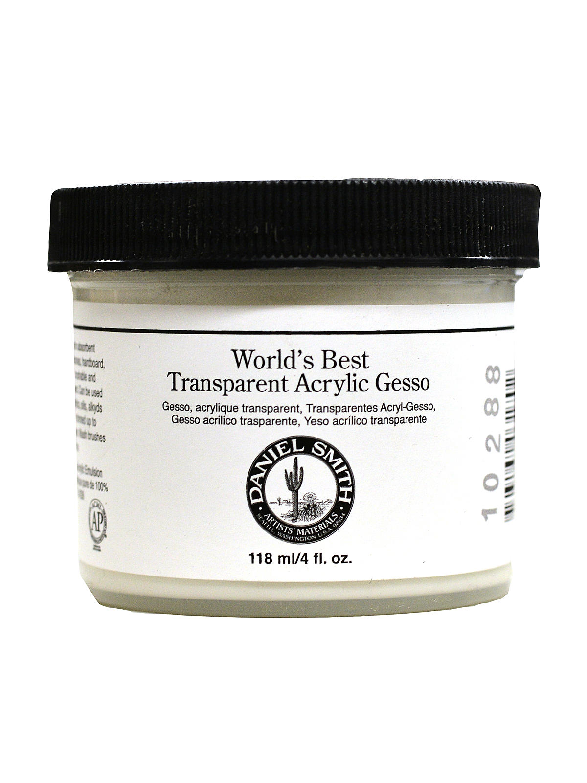 Acrylic Gesso transparent 4 oz.