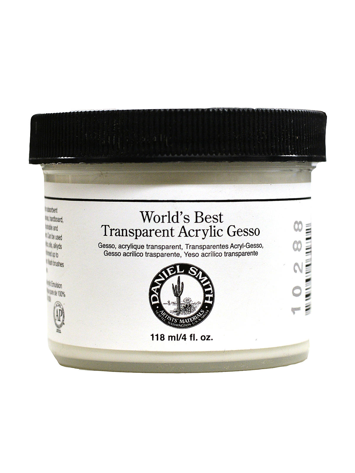 Acrylic Gesso Transparent 4 Oz.