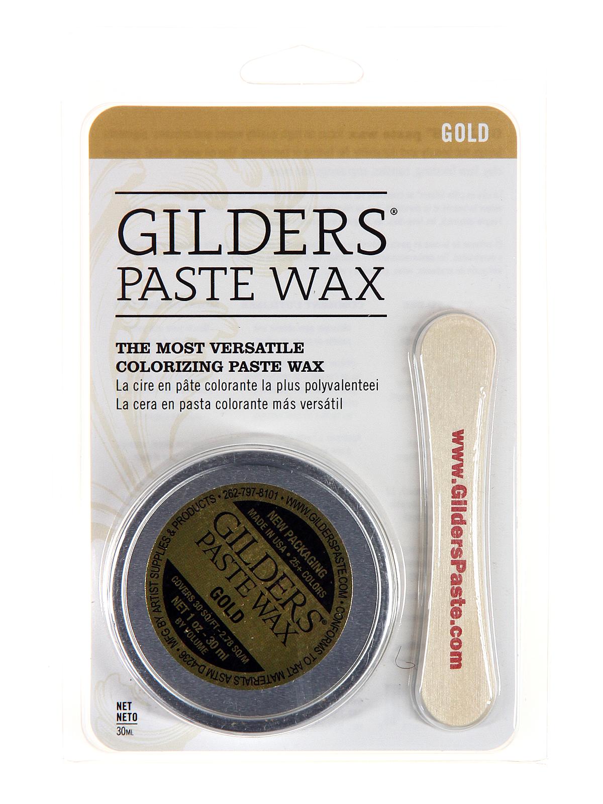 Gilder's Paste Wax Gold 1 Oz. Tin