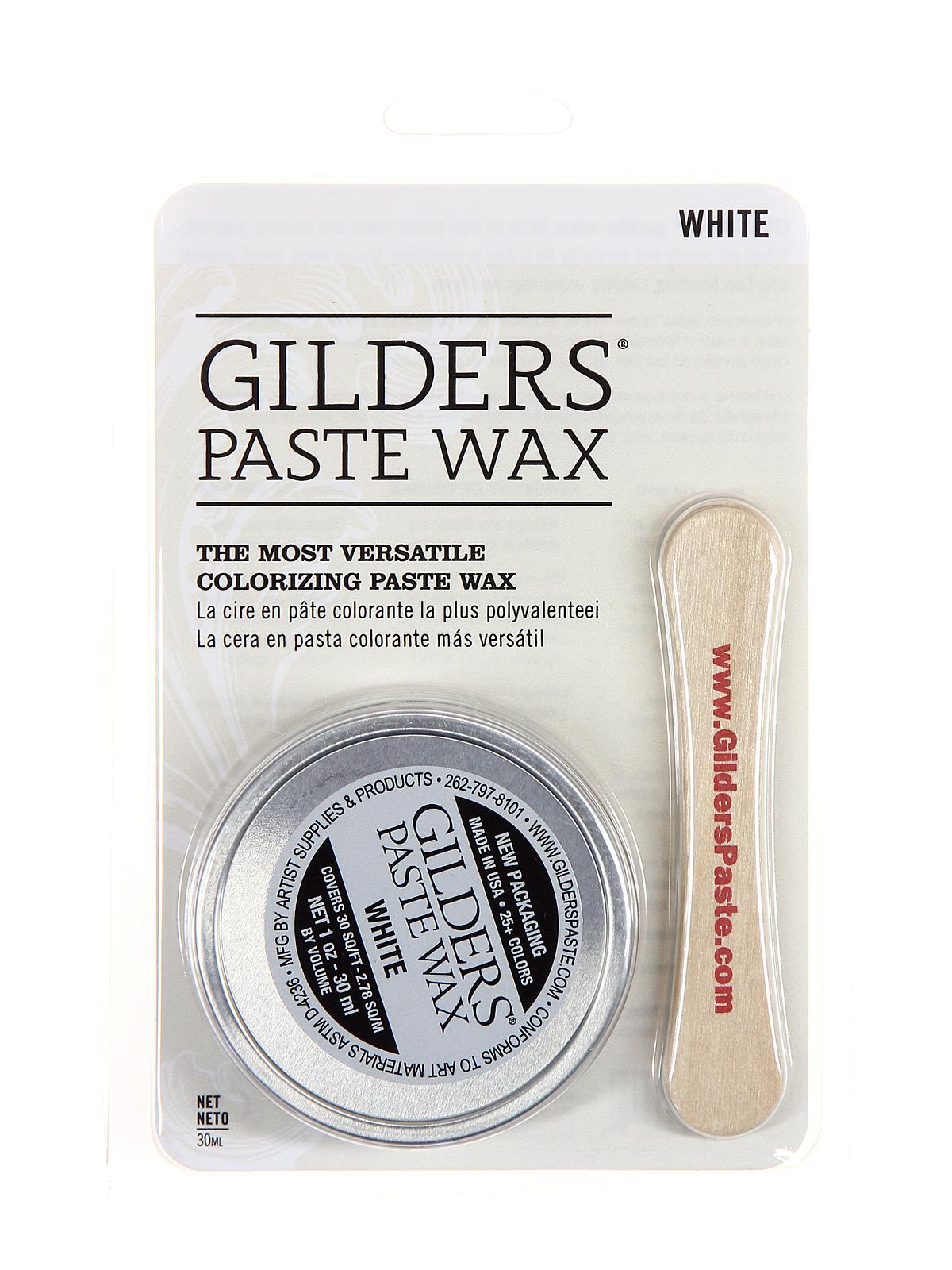 Gilder's Paste Wax White 1 Oz. Tin