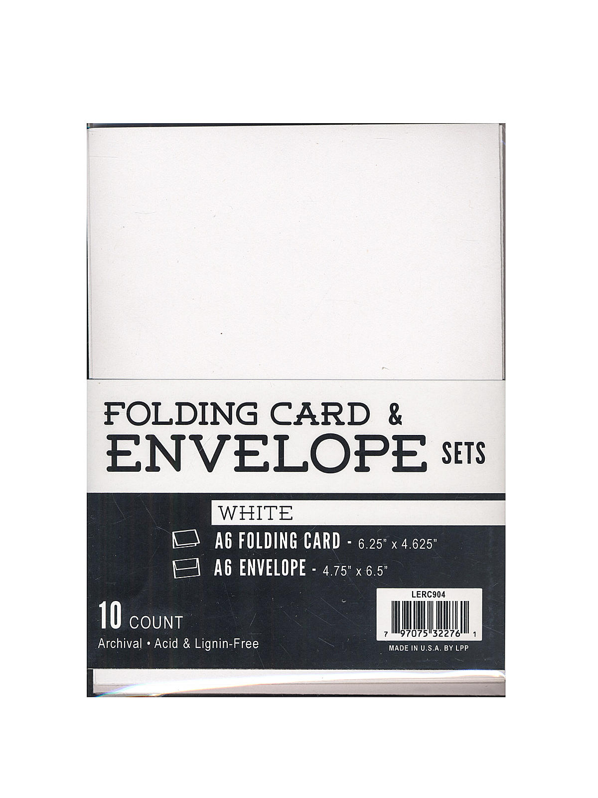 Card Making Sets Folding Cards & Envelopes A6 White Pack Of 10