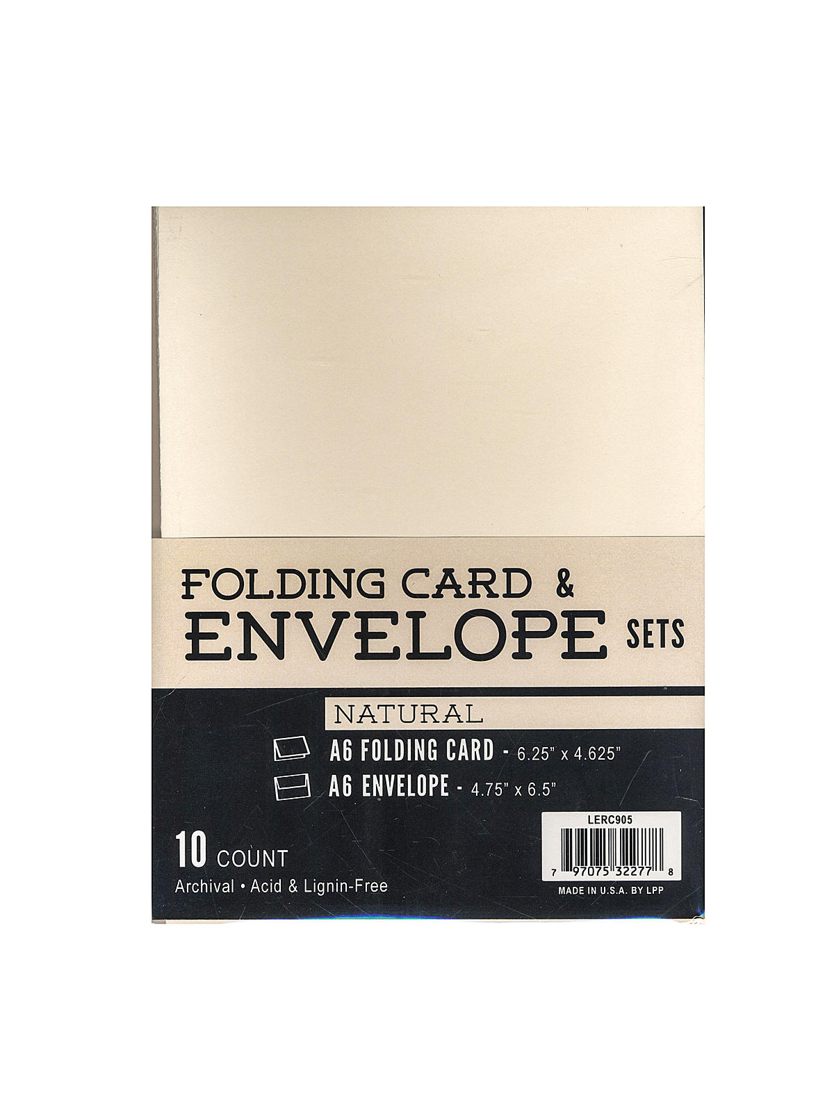 Card Making Sets Folding Cards & Envelopes A6 Vanilla Pack Of 10